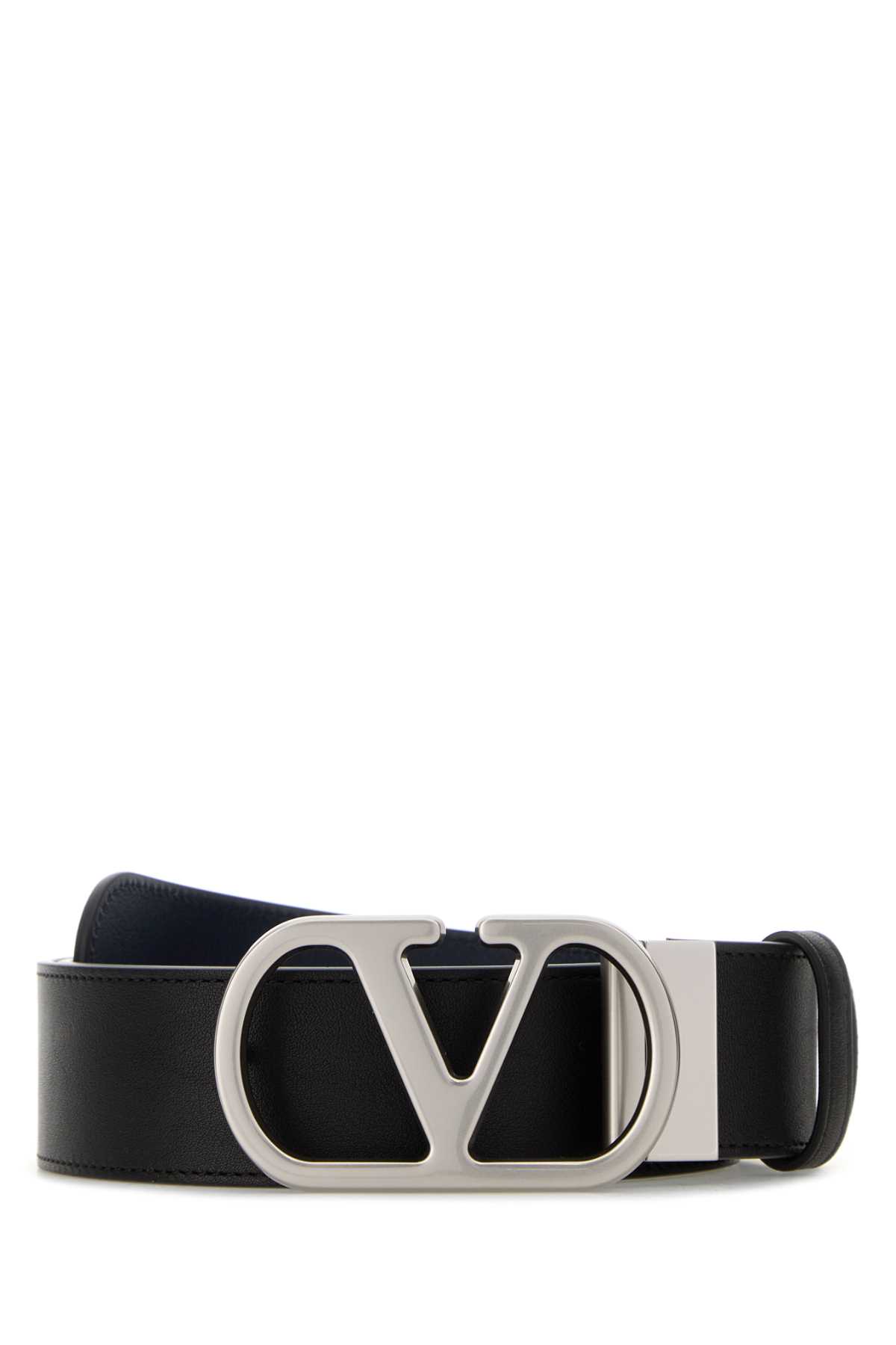 Valentino Garavani Black Reversible Leather Belt Valentino Garavani Black Reversible Leather Belt