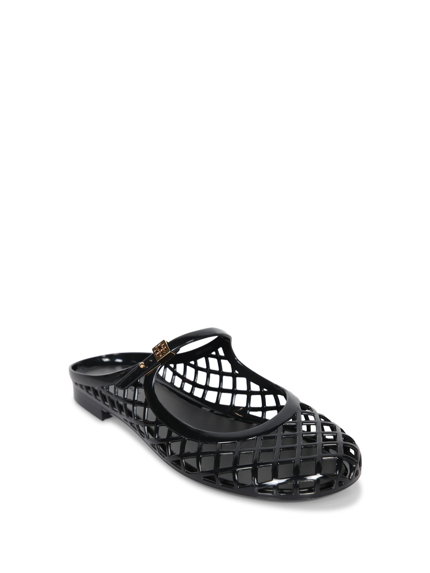 Tory Burch Black Slide Mary Jane Sandal