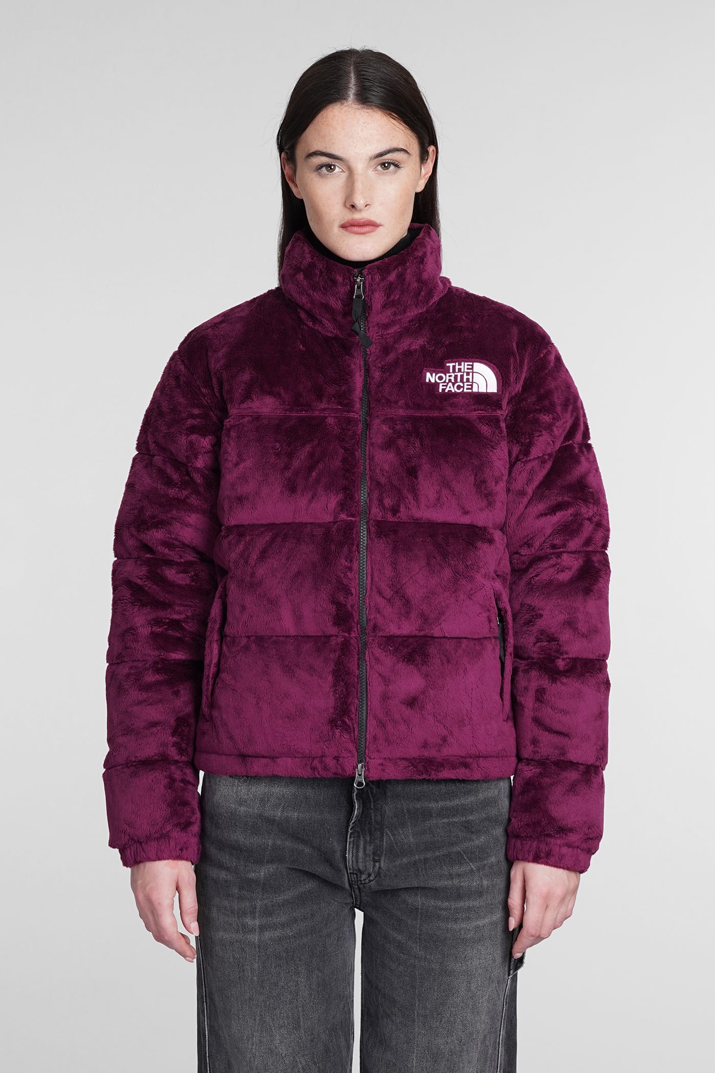 THE NORTH FACE PUFFER IN BORDEAUX CHENILLE