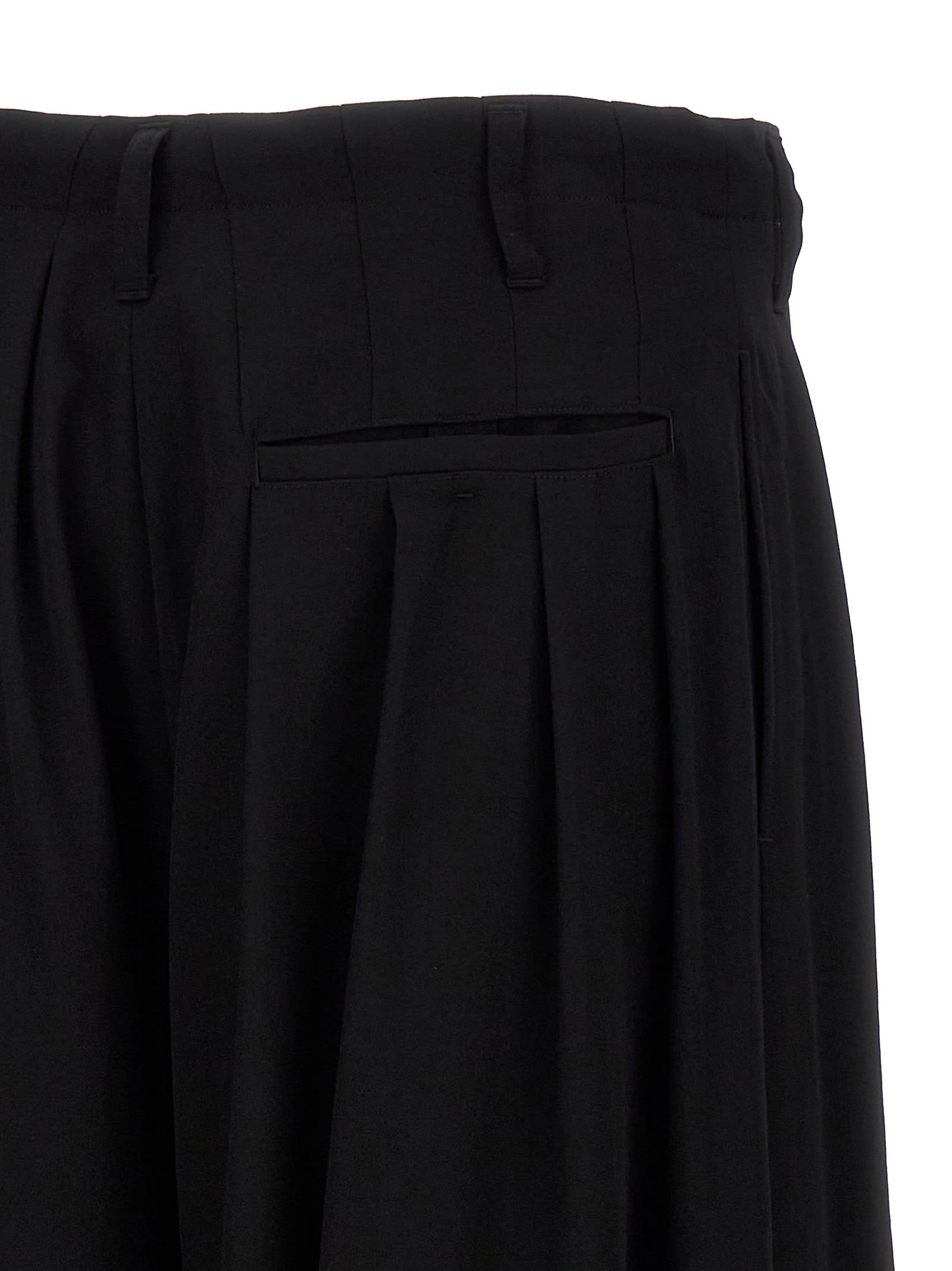 Shop Yohji Yamamoto U-standard Ballon P Pants In Black