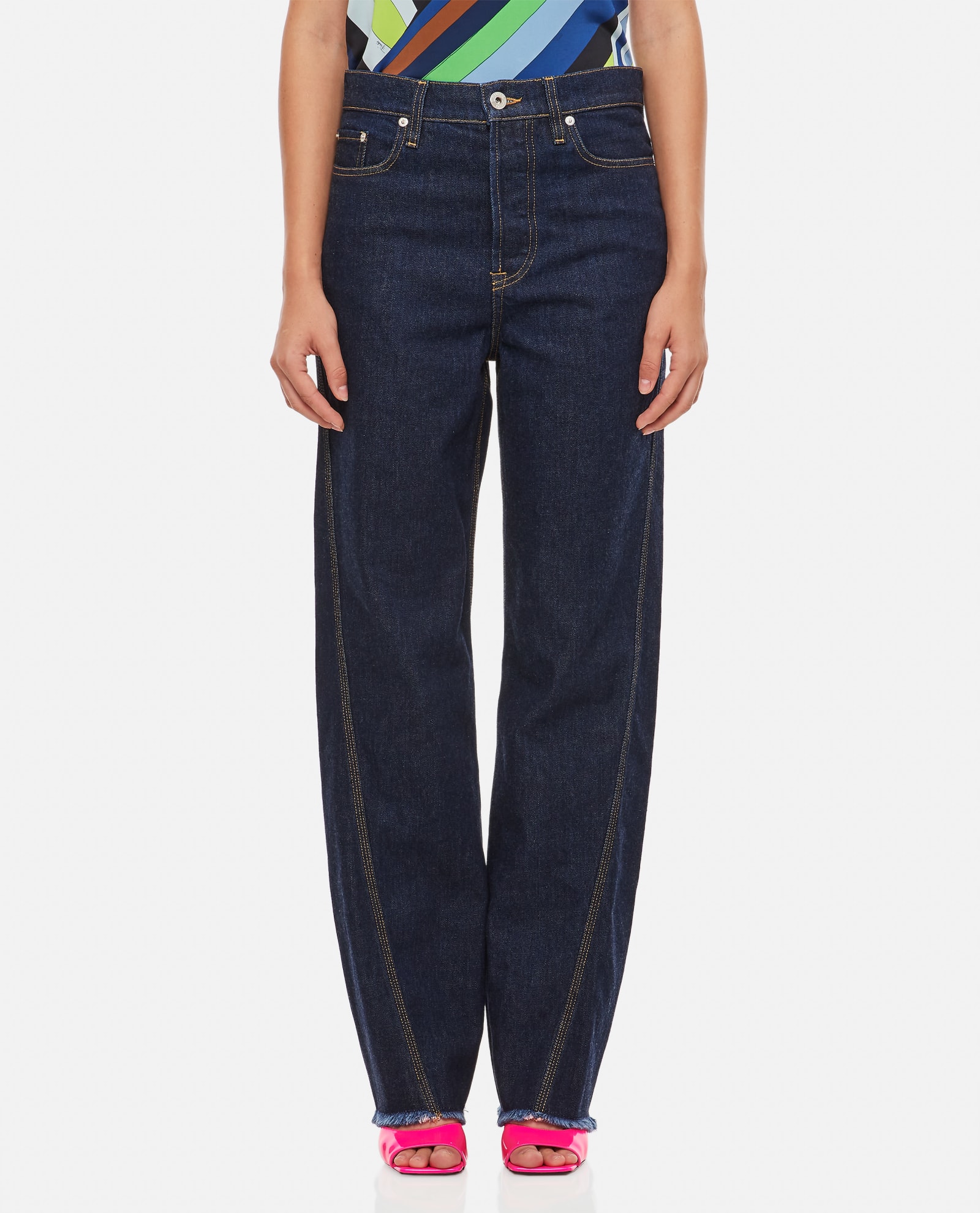 Denim Twisted Regular Pants