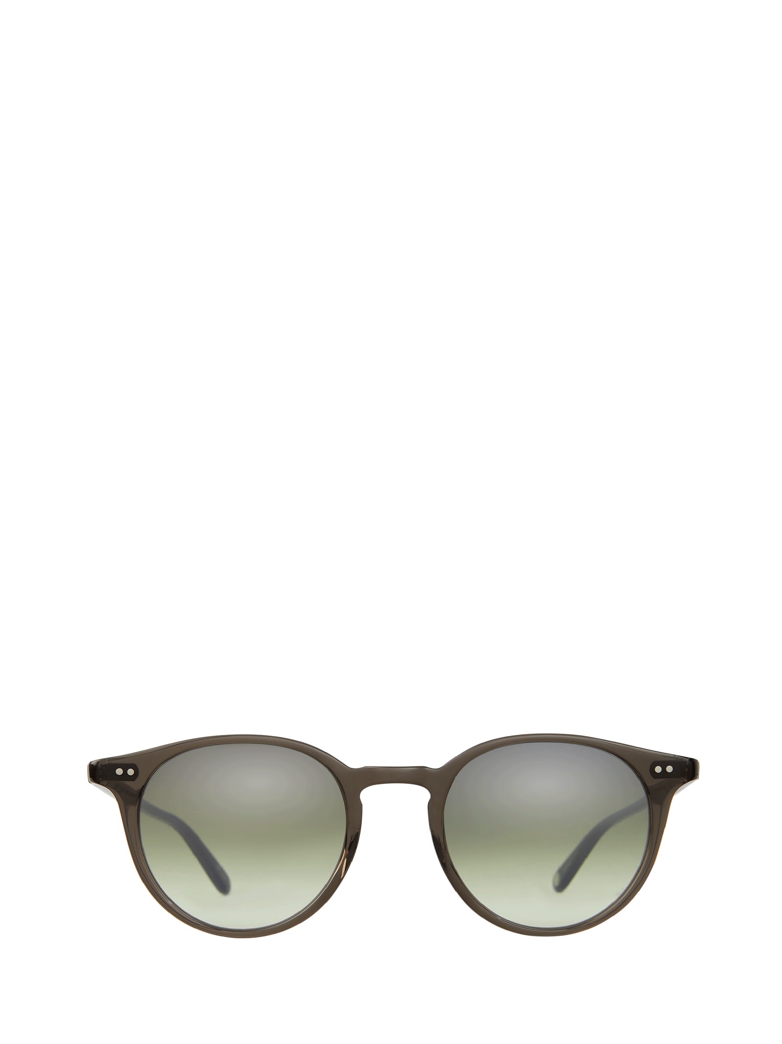 Garrett Leight Clune Sun Black Glass/semi-flat Olive Layered Mirror Sunglasses