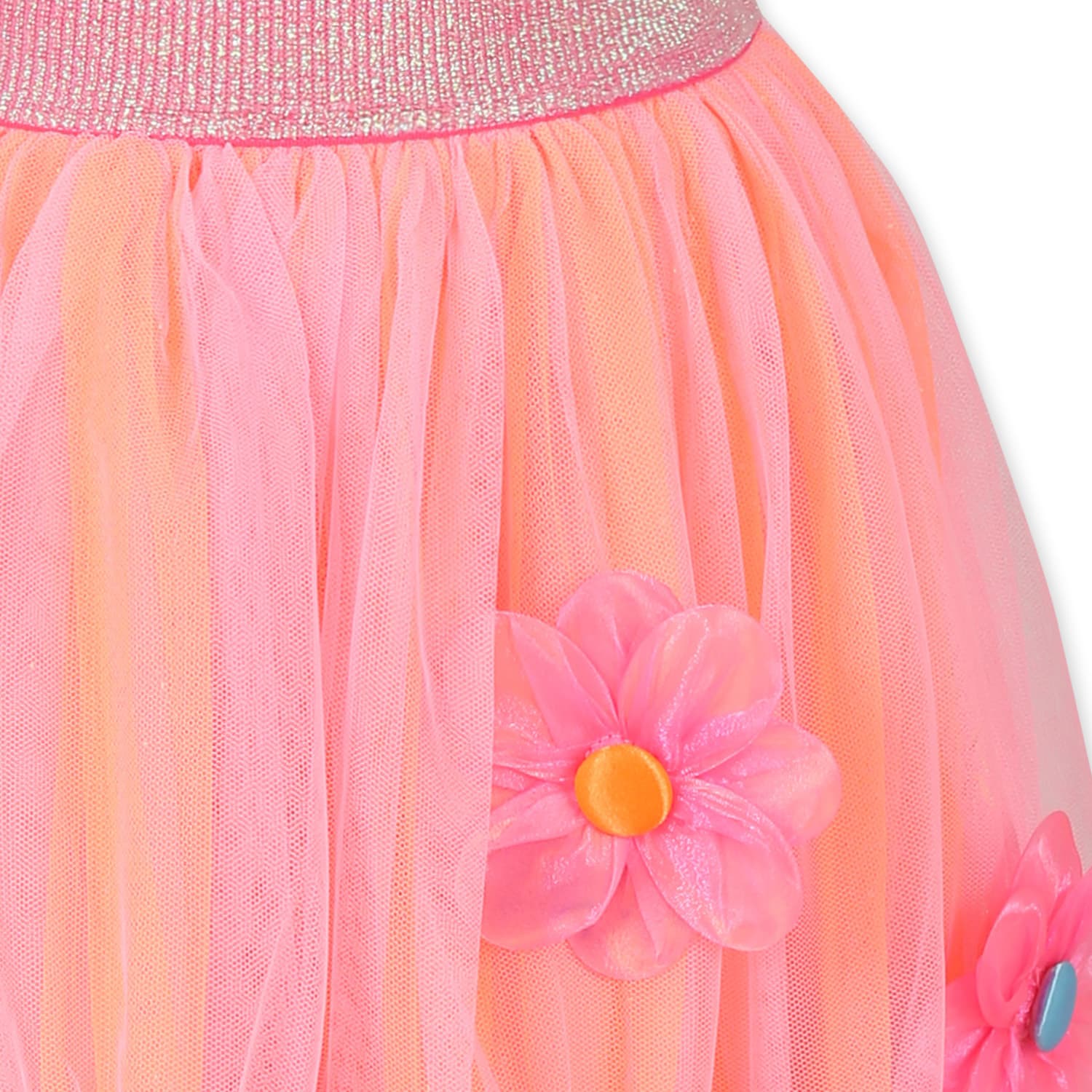 Billieblush Floral Skirt In Orange