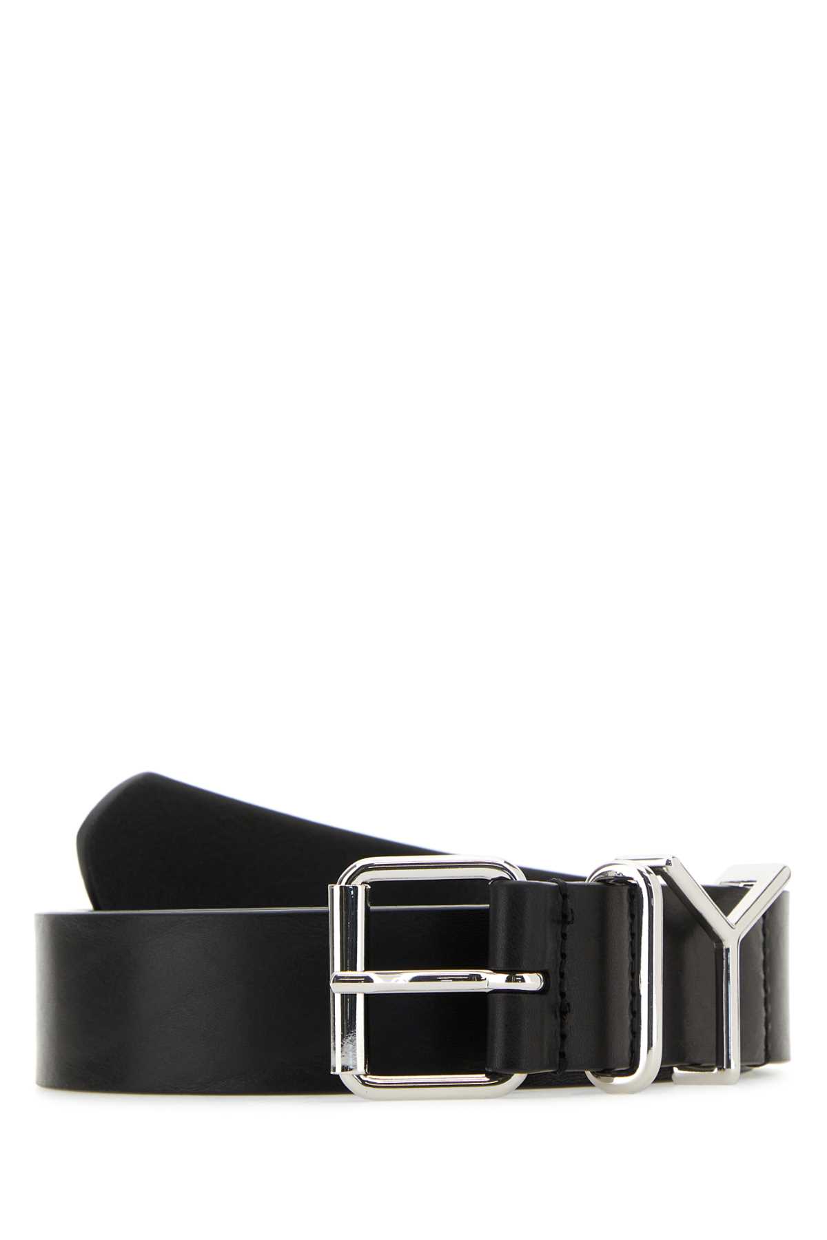 Y/Project Black Leather Belt