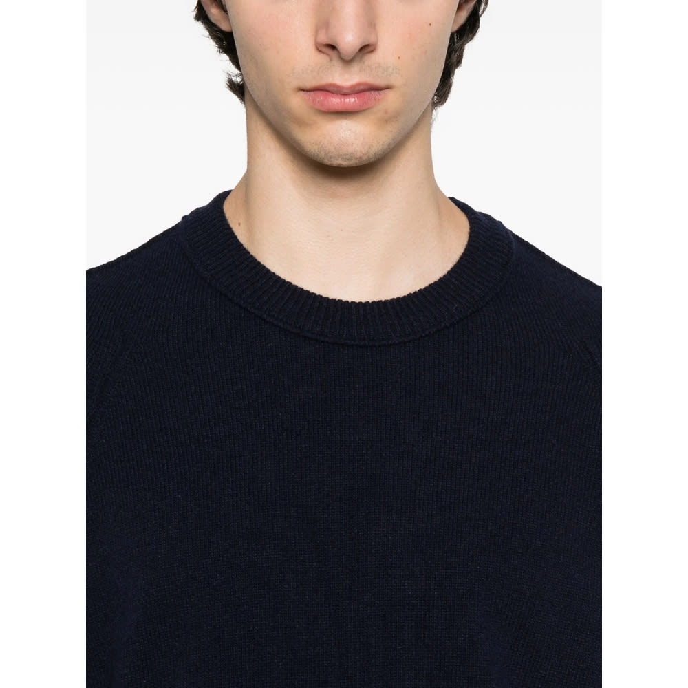 C.p. Company C.p.company Wool Crewneck Sweater In Blue
