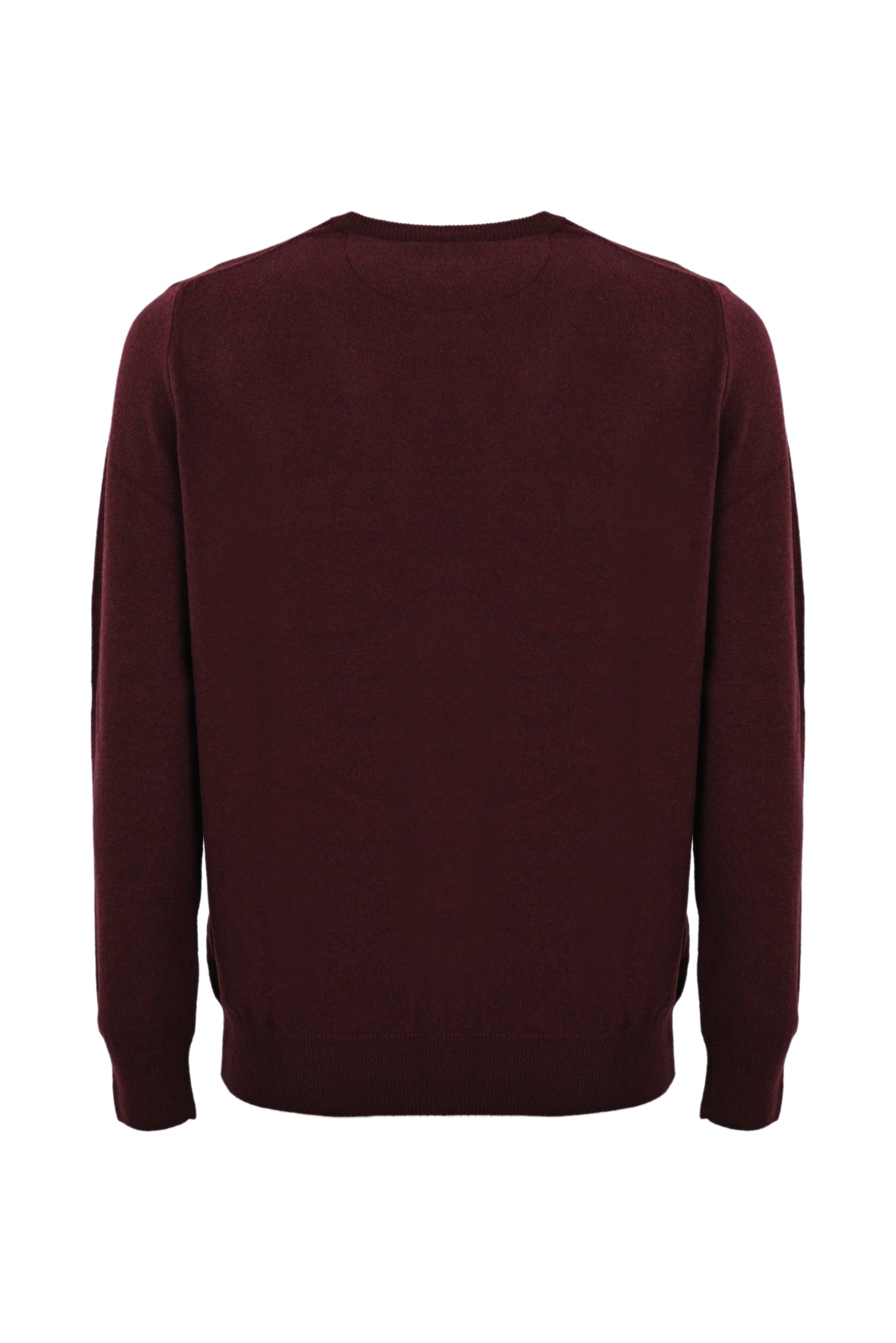 Shop Polo Ralph Lauren Wool Sweater With Pony In Wine