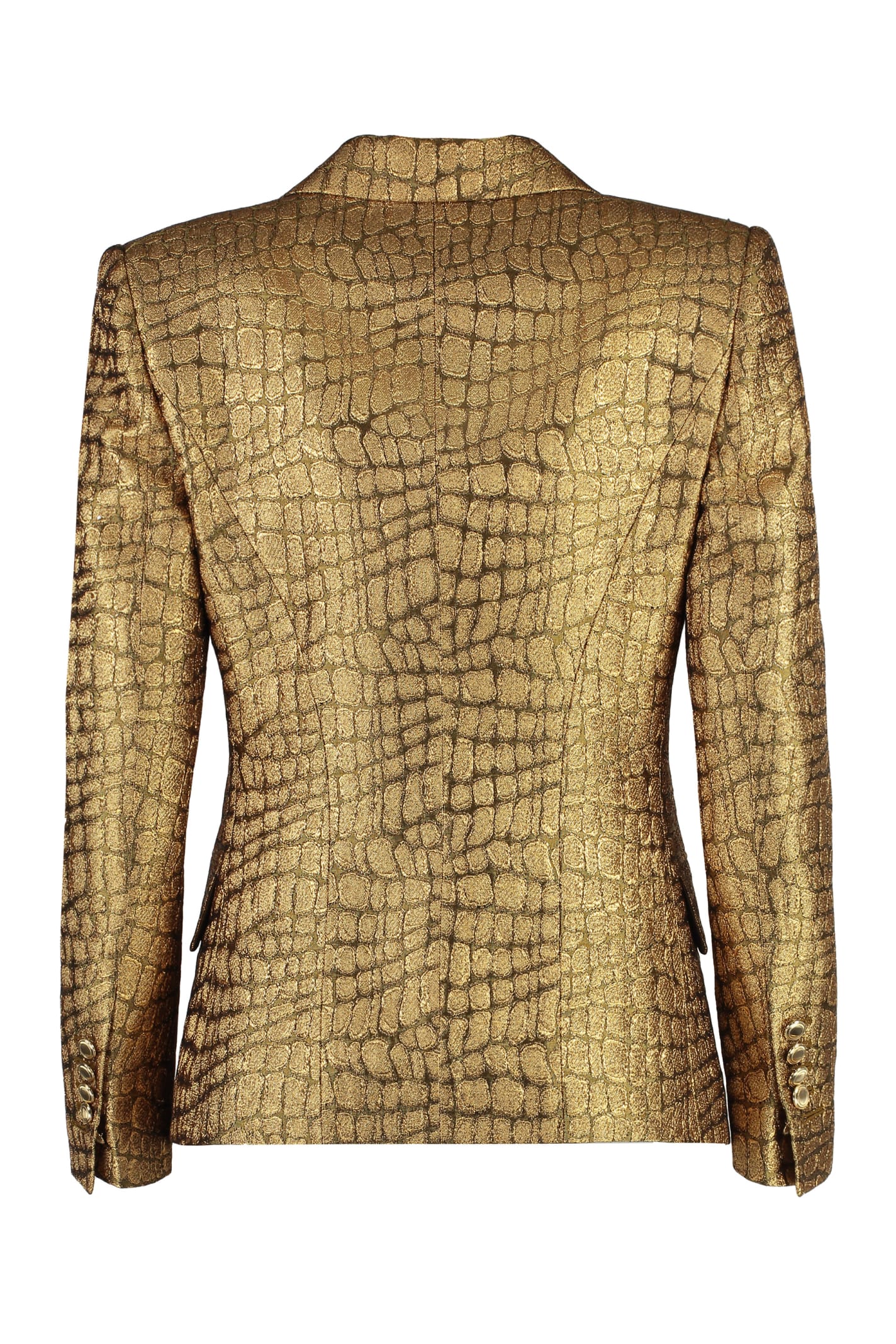 Shop Tom Ford Wallis Single-breasted One Button Jacket In Animalier