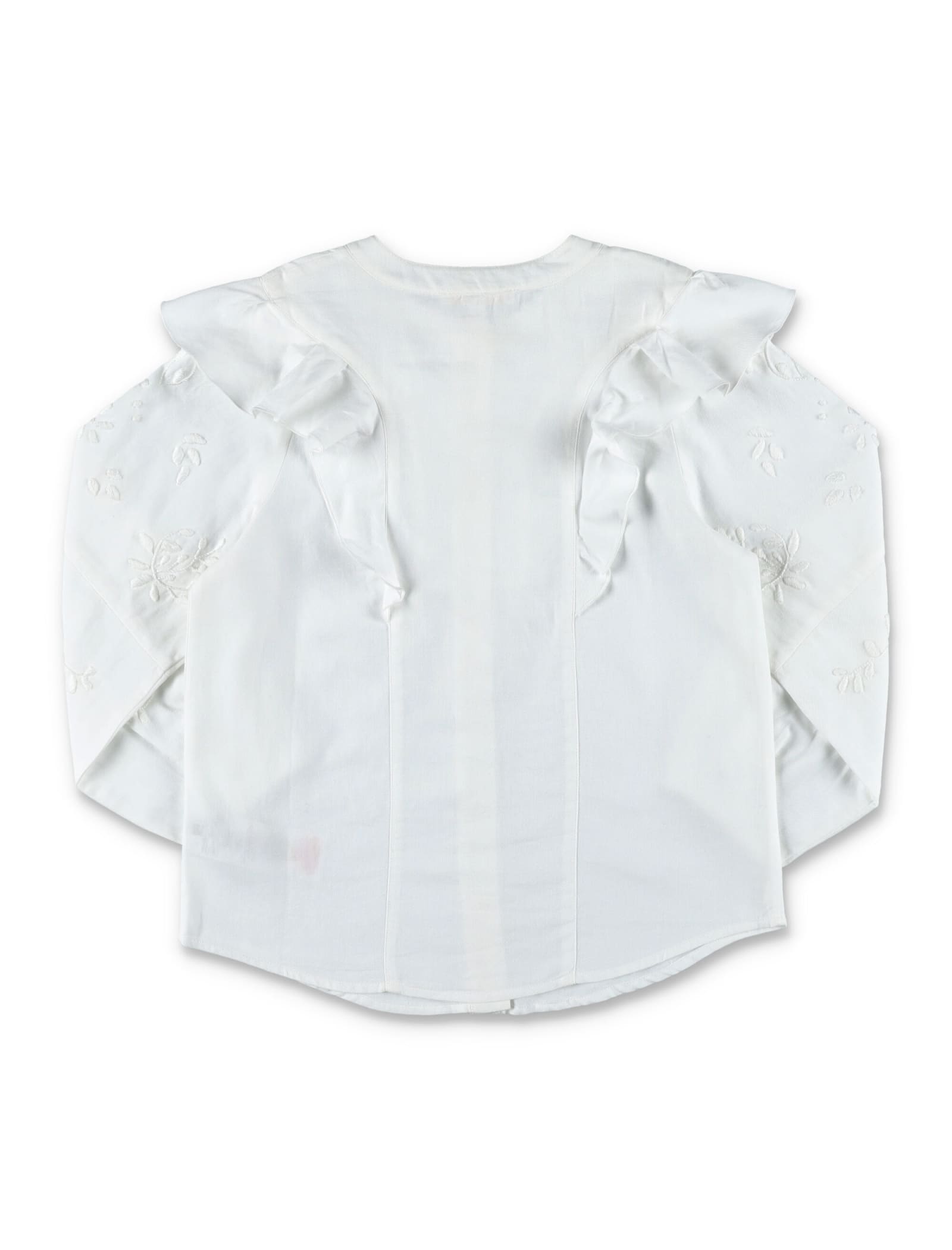 Shop Chloé Shirt Rouge In White