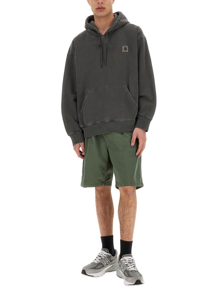 Carhartt Shorts Knee Length Back Pockets In Green