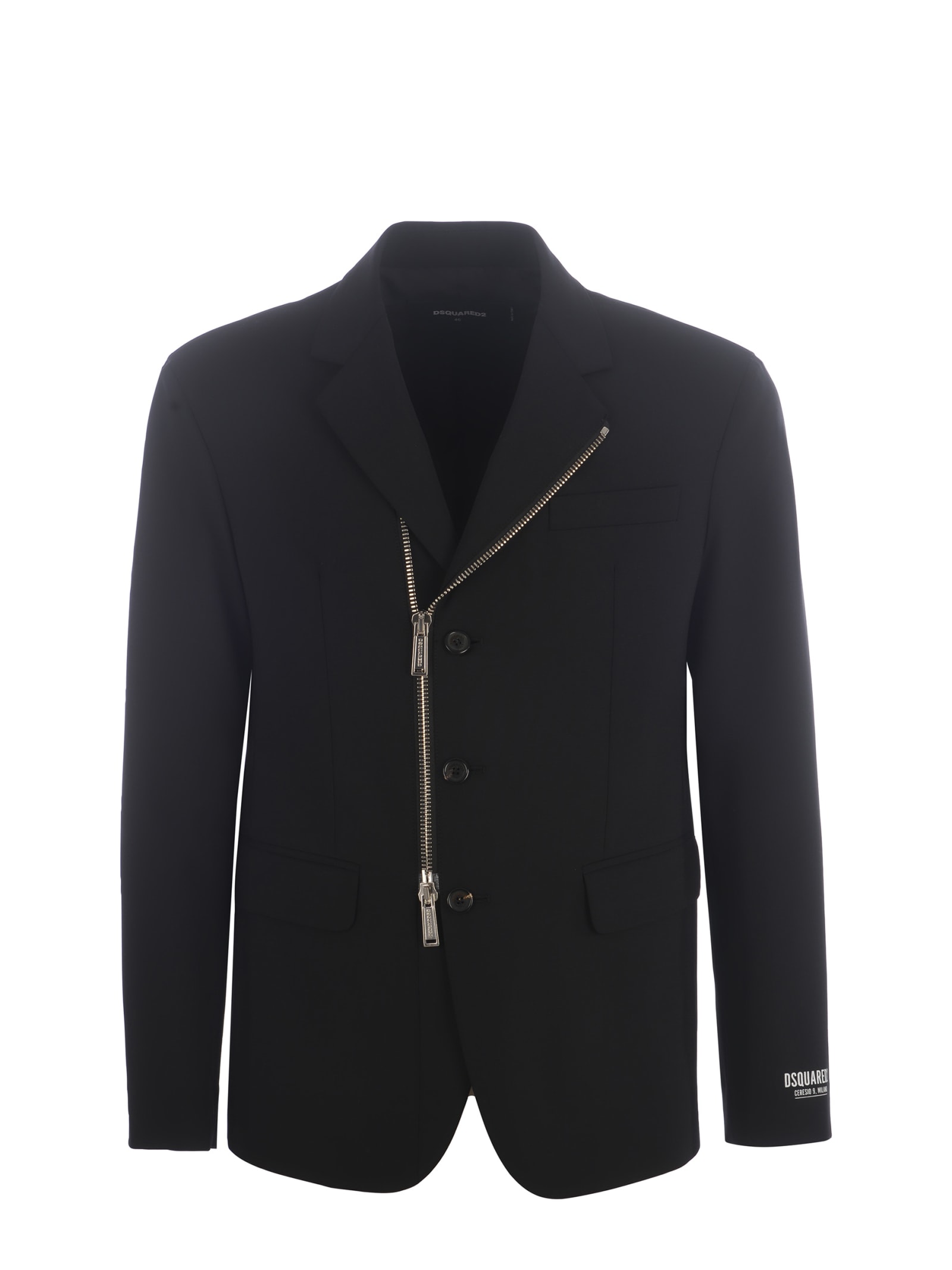 Jacket Dsquared2 ceresio 9 In Wool Canvas