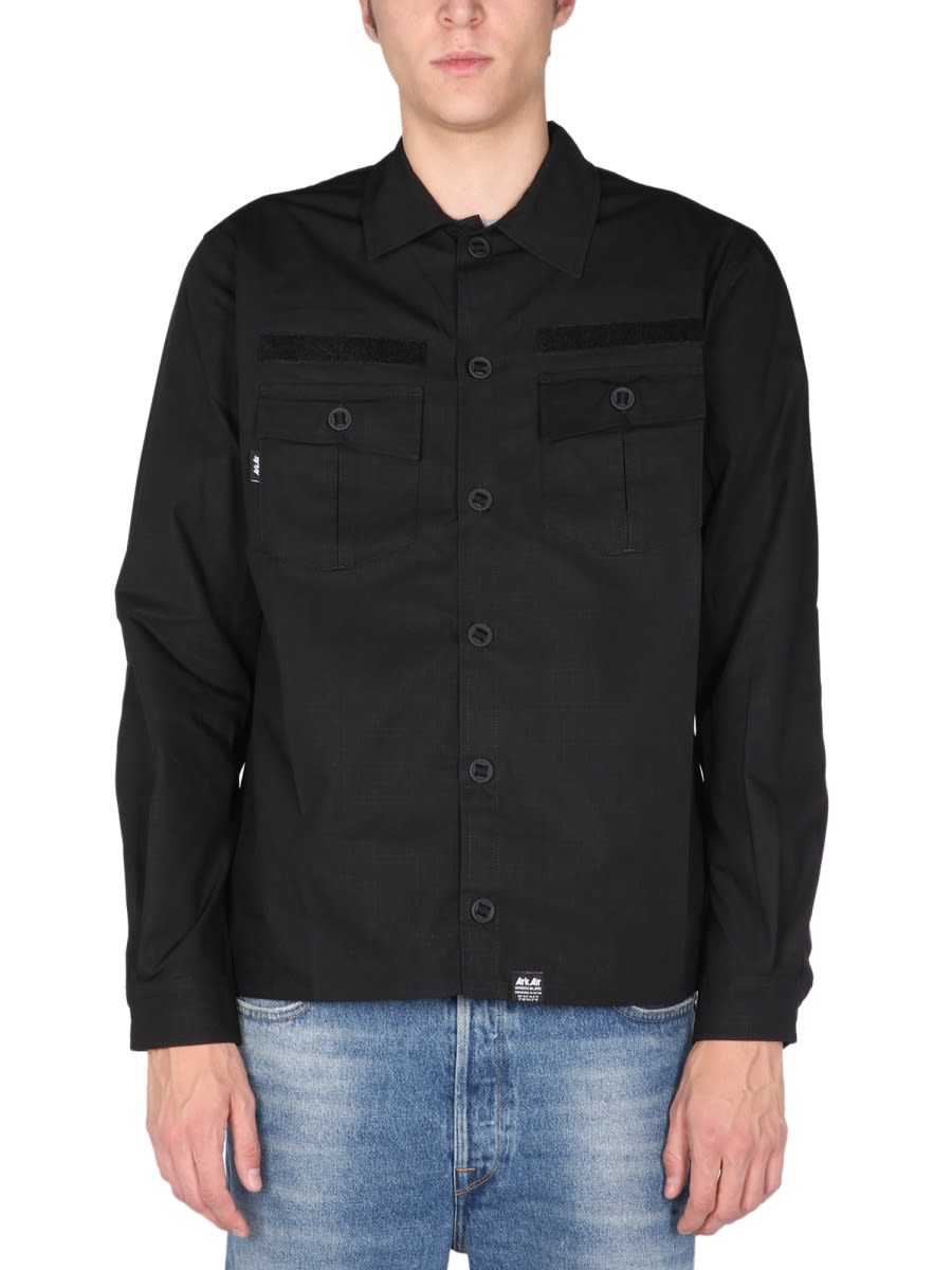 Arkair Utility Shirt In Black