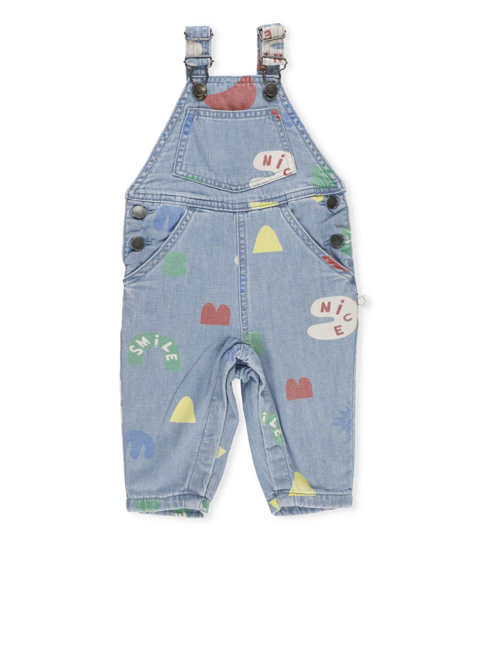 Stella McCartney Dungarees With Shapes Print