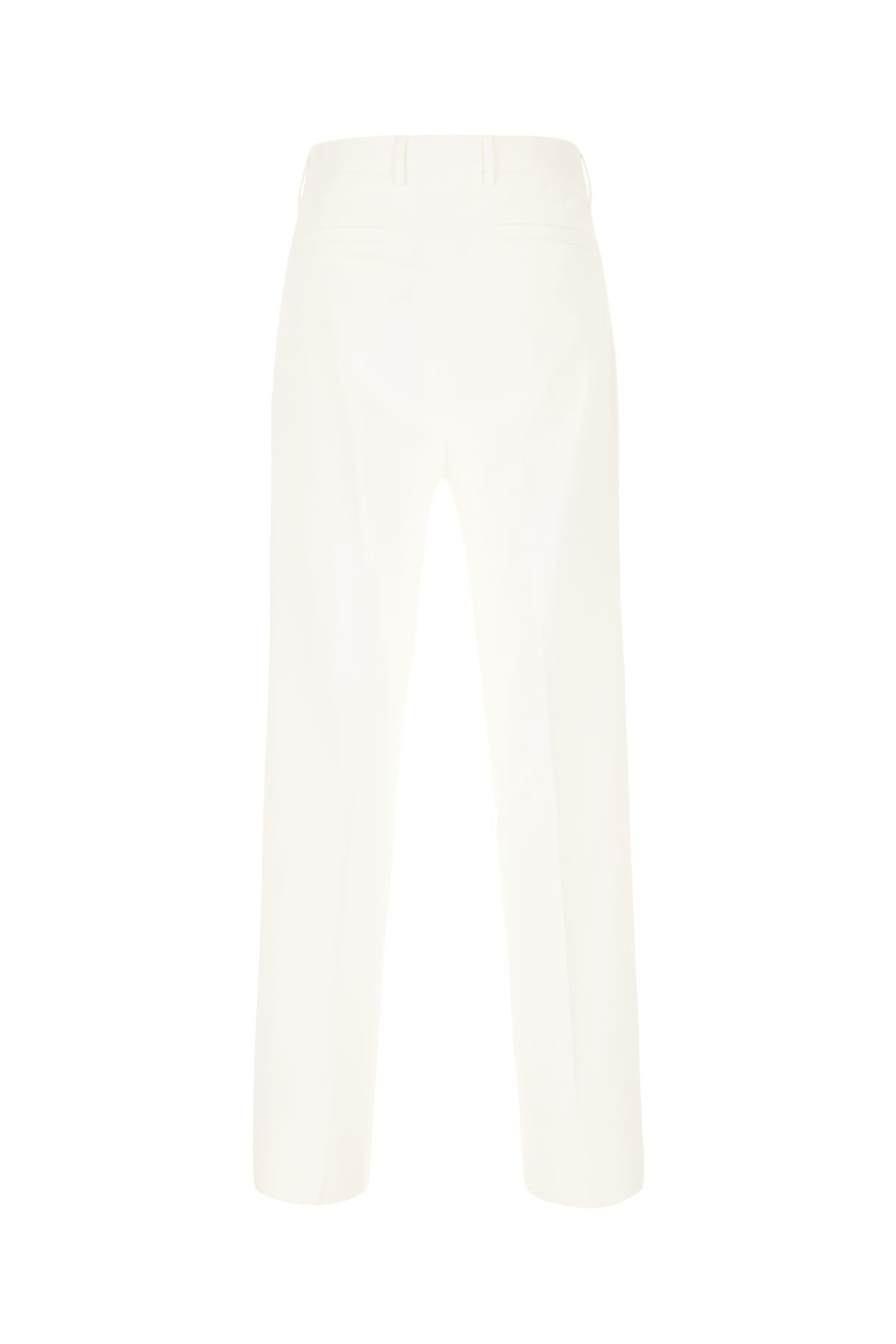 Zegna Jean Roccia En Coton Extensible Blanc In Bianco
