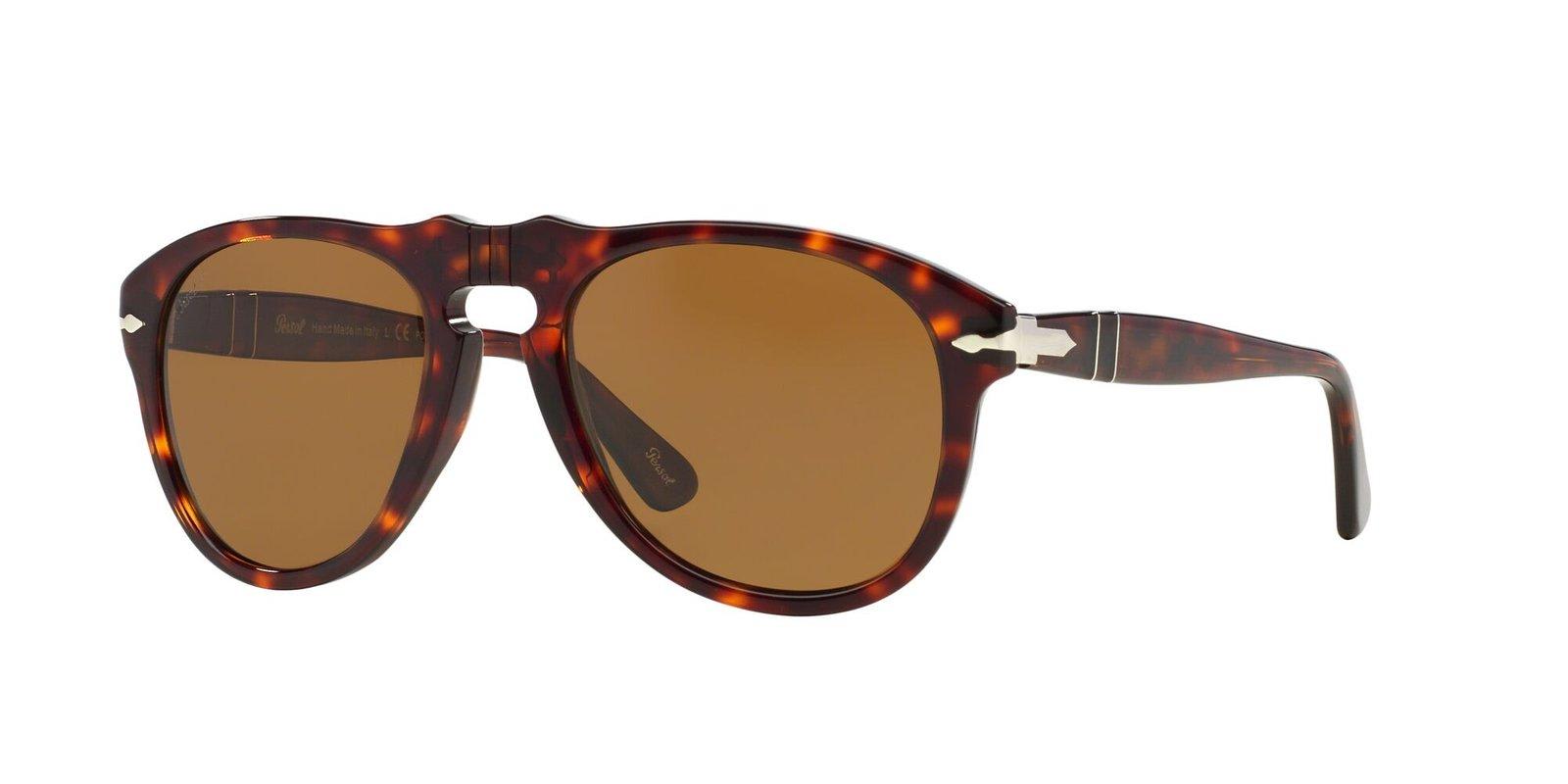 Shop Persol Oval Frame Sunglasses In 24/57