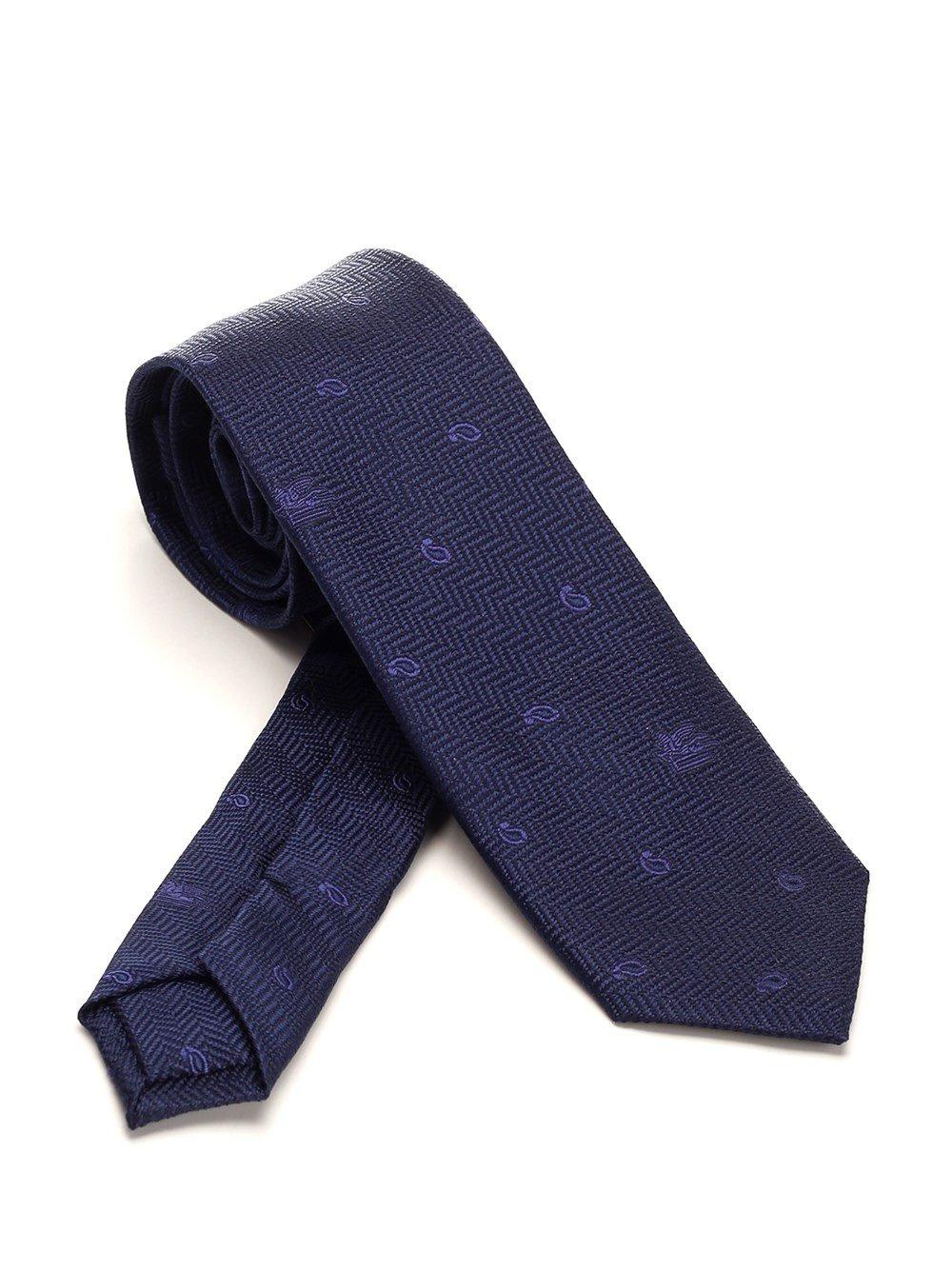 Shop Etro Patterned Jacquard Tie