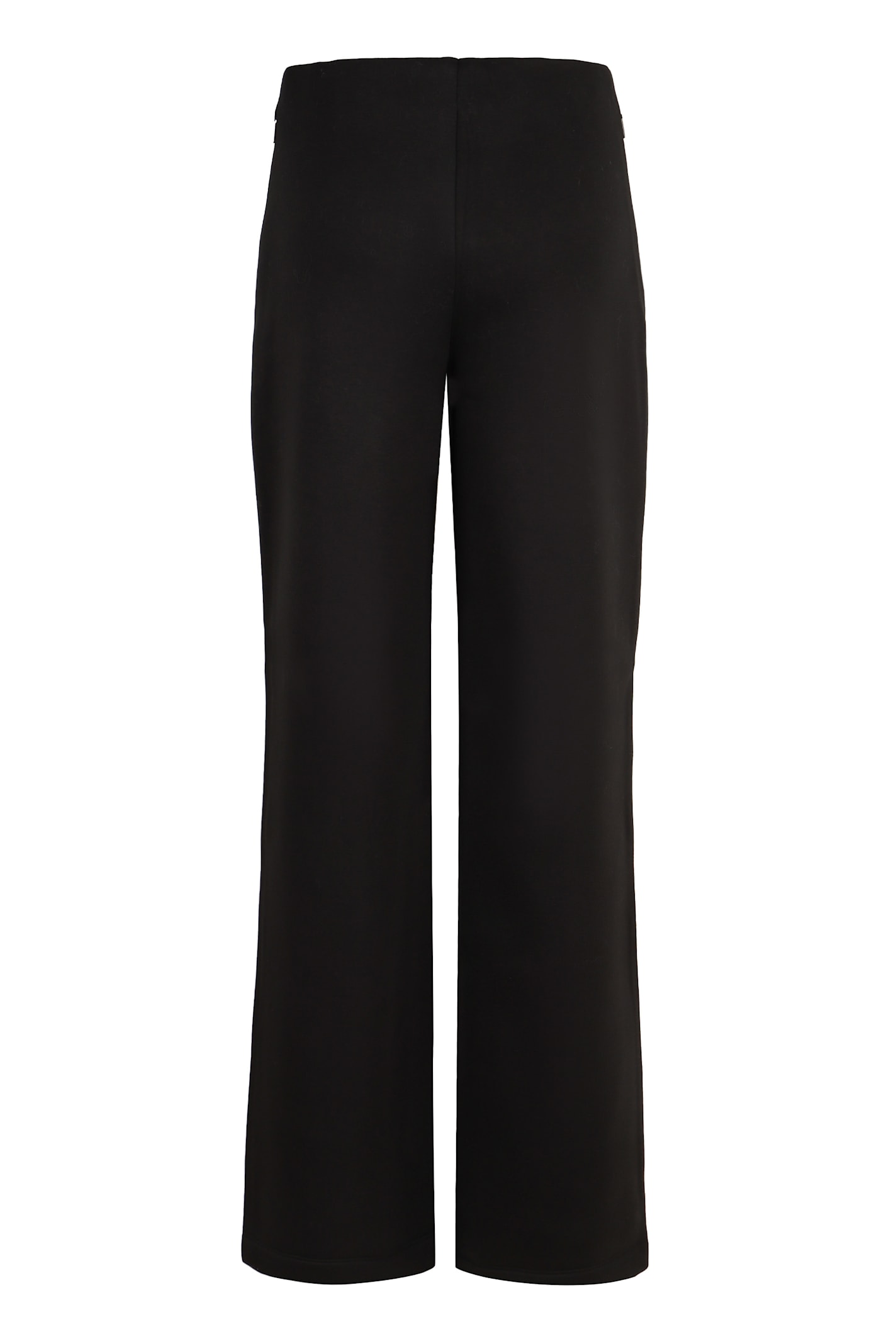 Calvin Klein Stretch Viscose Trousers In Black