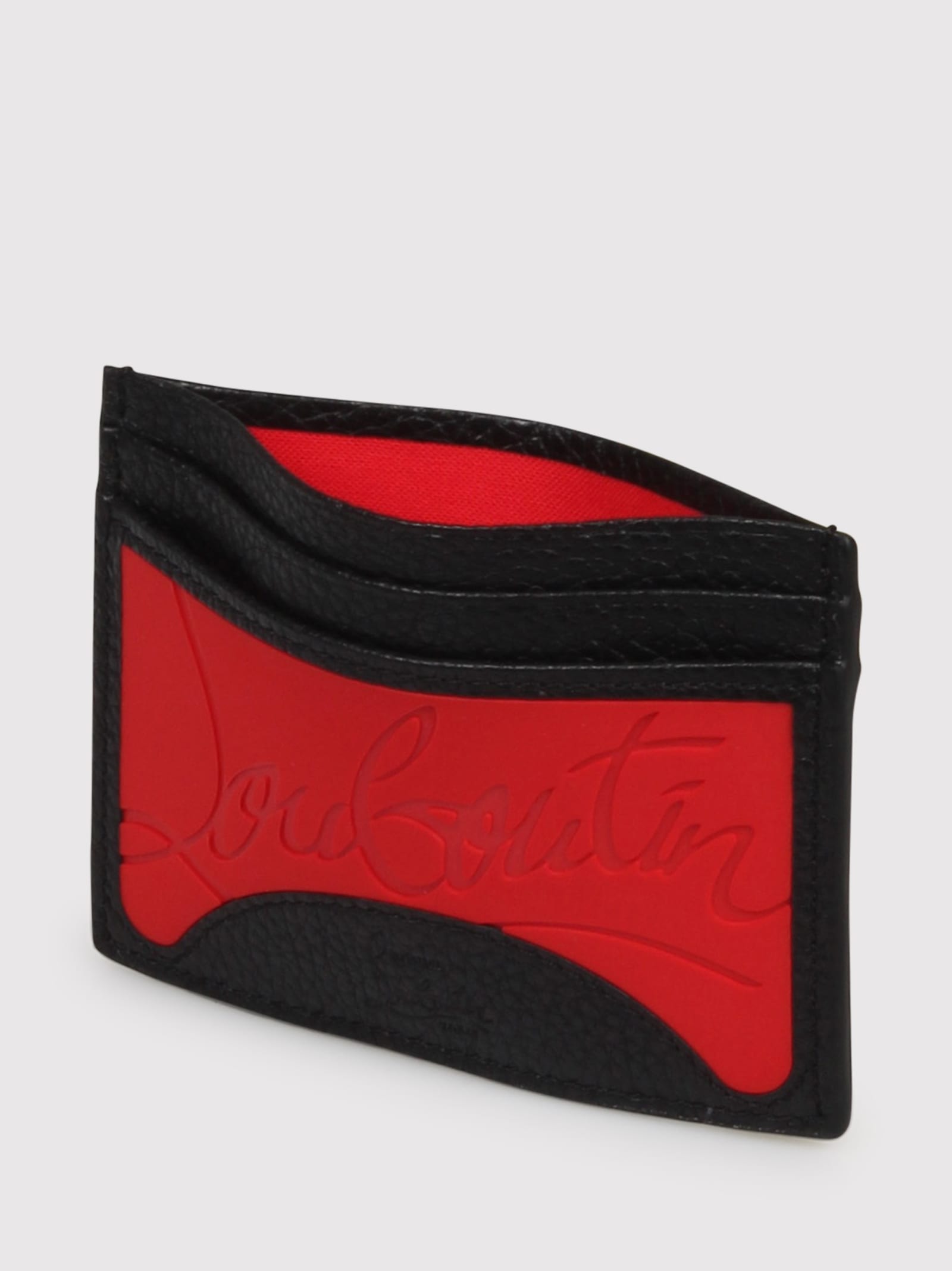 Shop Christian Louboutin M Kios Card Cases In Black