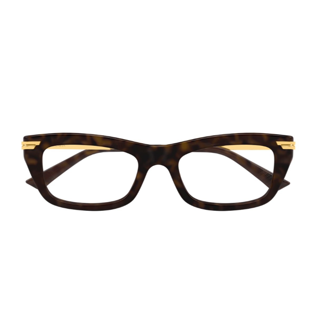 Bottega Veneta Bv1371o Linea Ribbon 002 Havana Gold Glasses