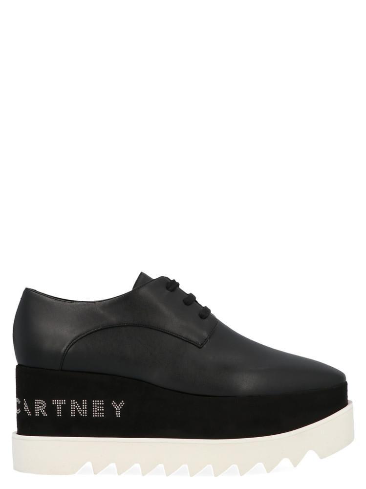 Stella Mccartney Elyse Platforms Lace-up Shoes In Black