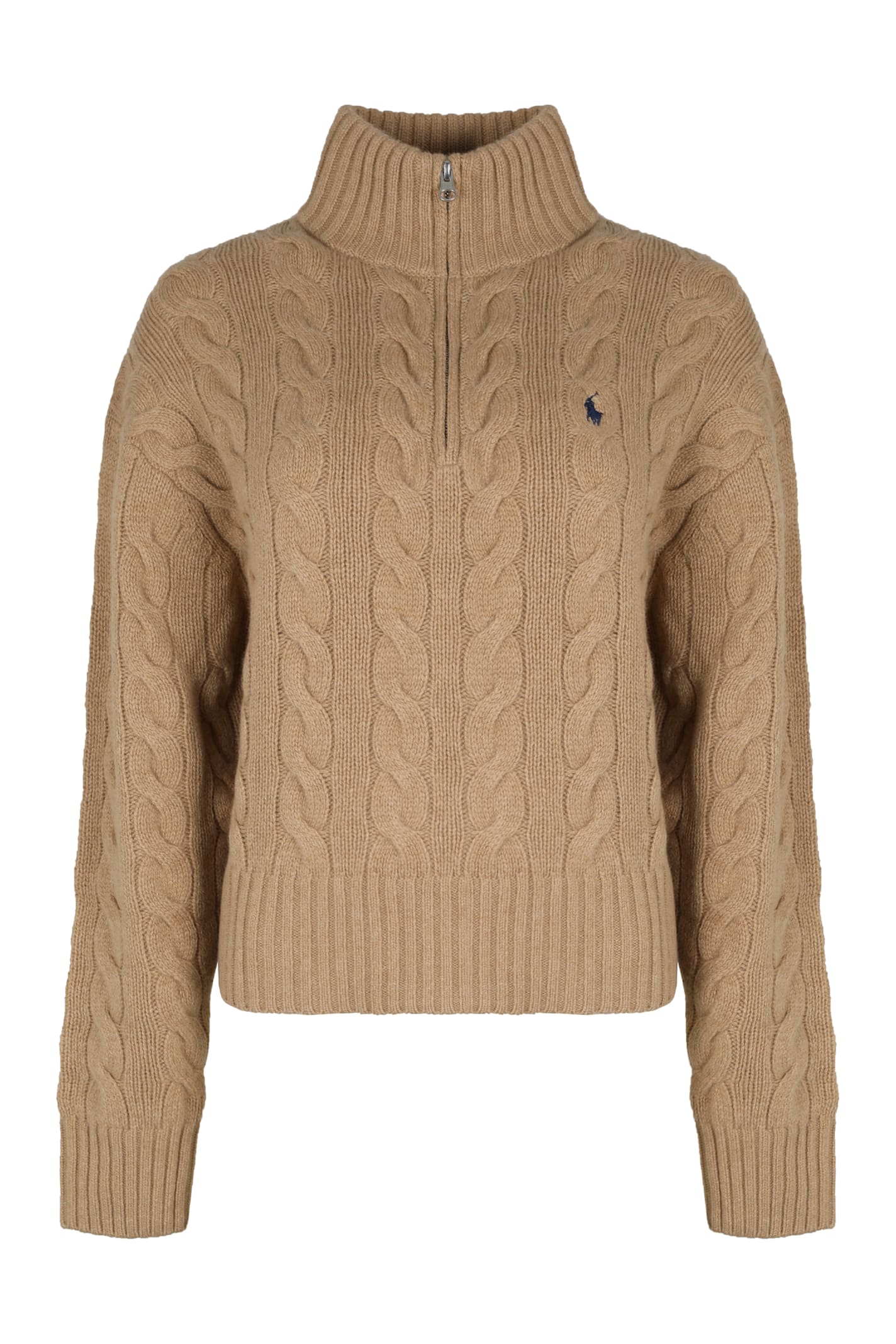Polo Ralph Lauren Sweater In Wool And Cashmere In Green