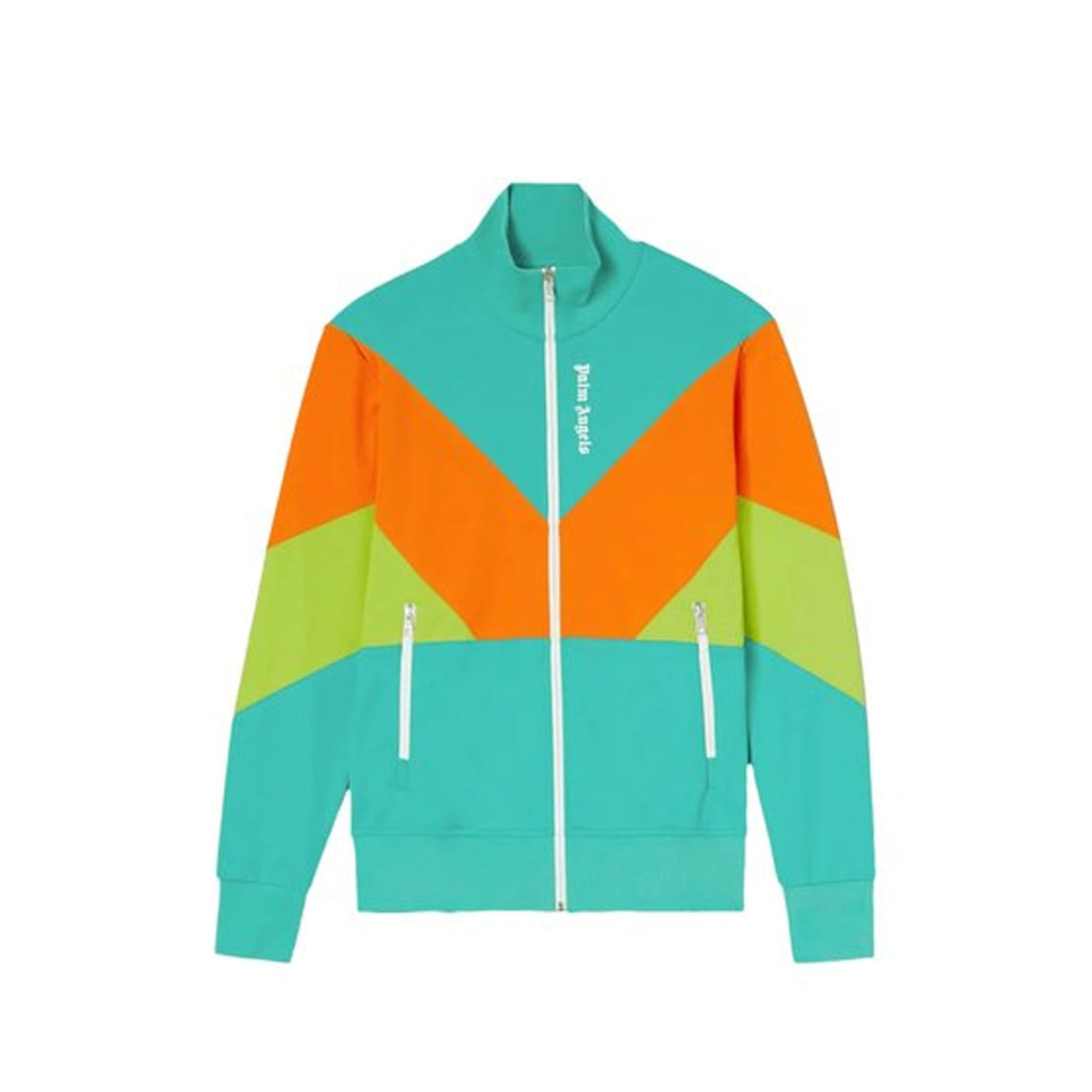 PALM ANGELS COLOUR-BLOCK BOMBER 