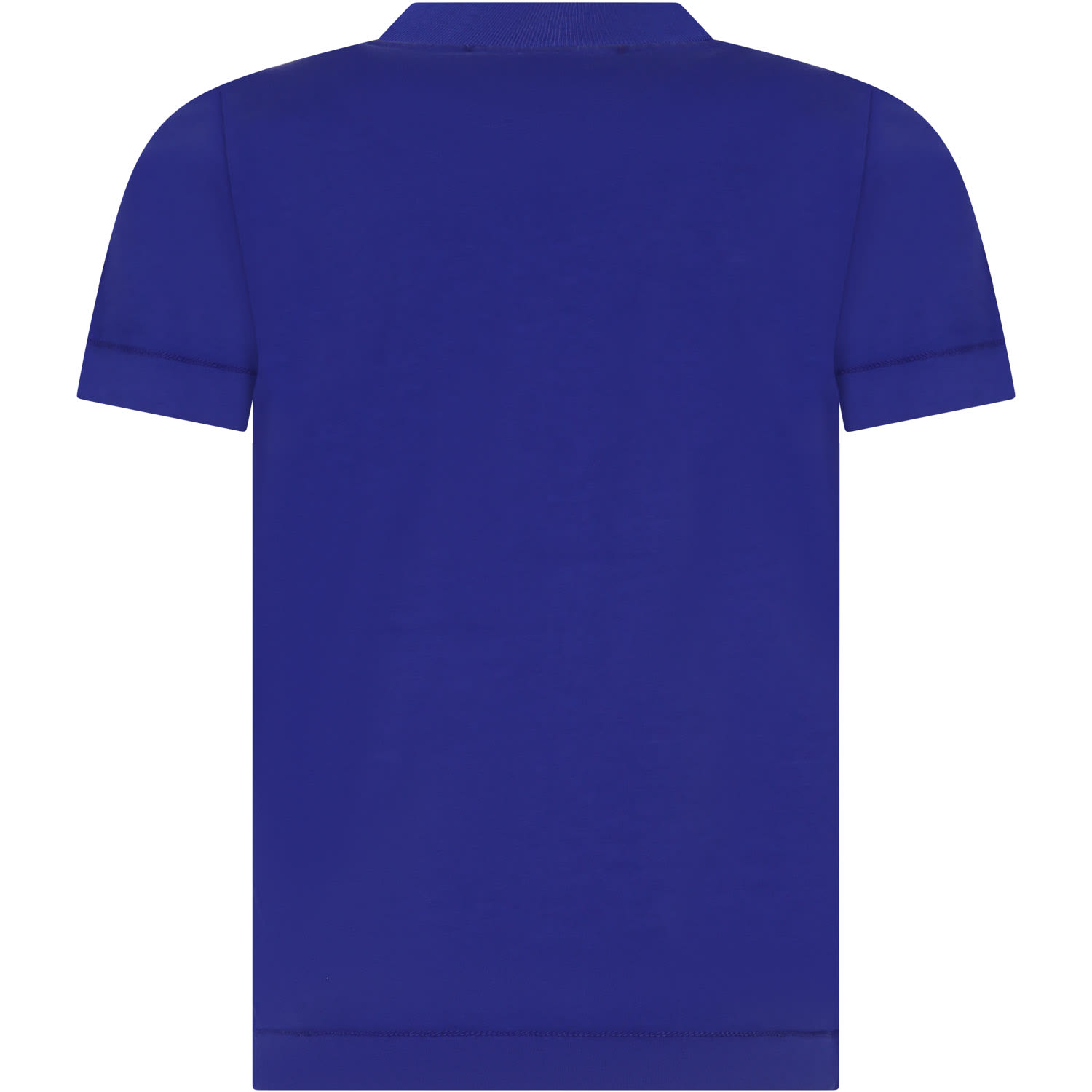 Shop Stone Island Junior Light Blue T-shirt For Boy With Logo