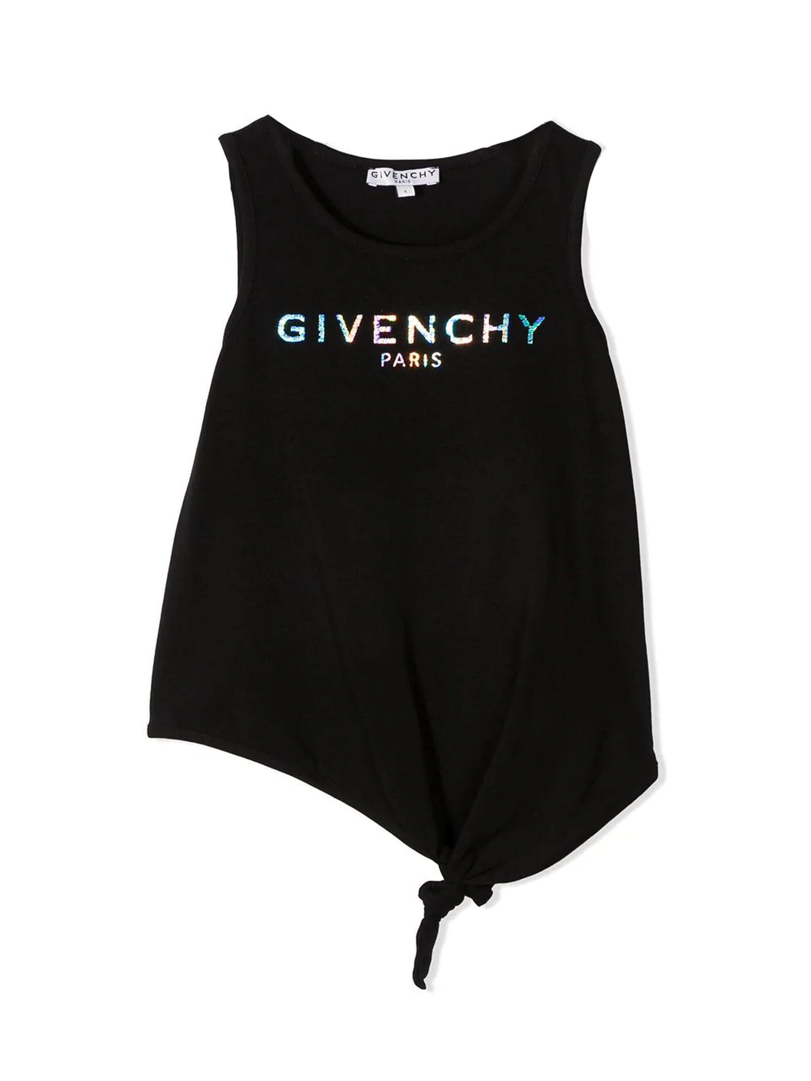 Givenchy Black Stretch-cotton Vest Top