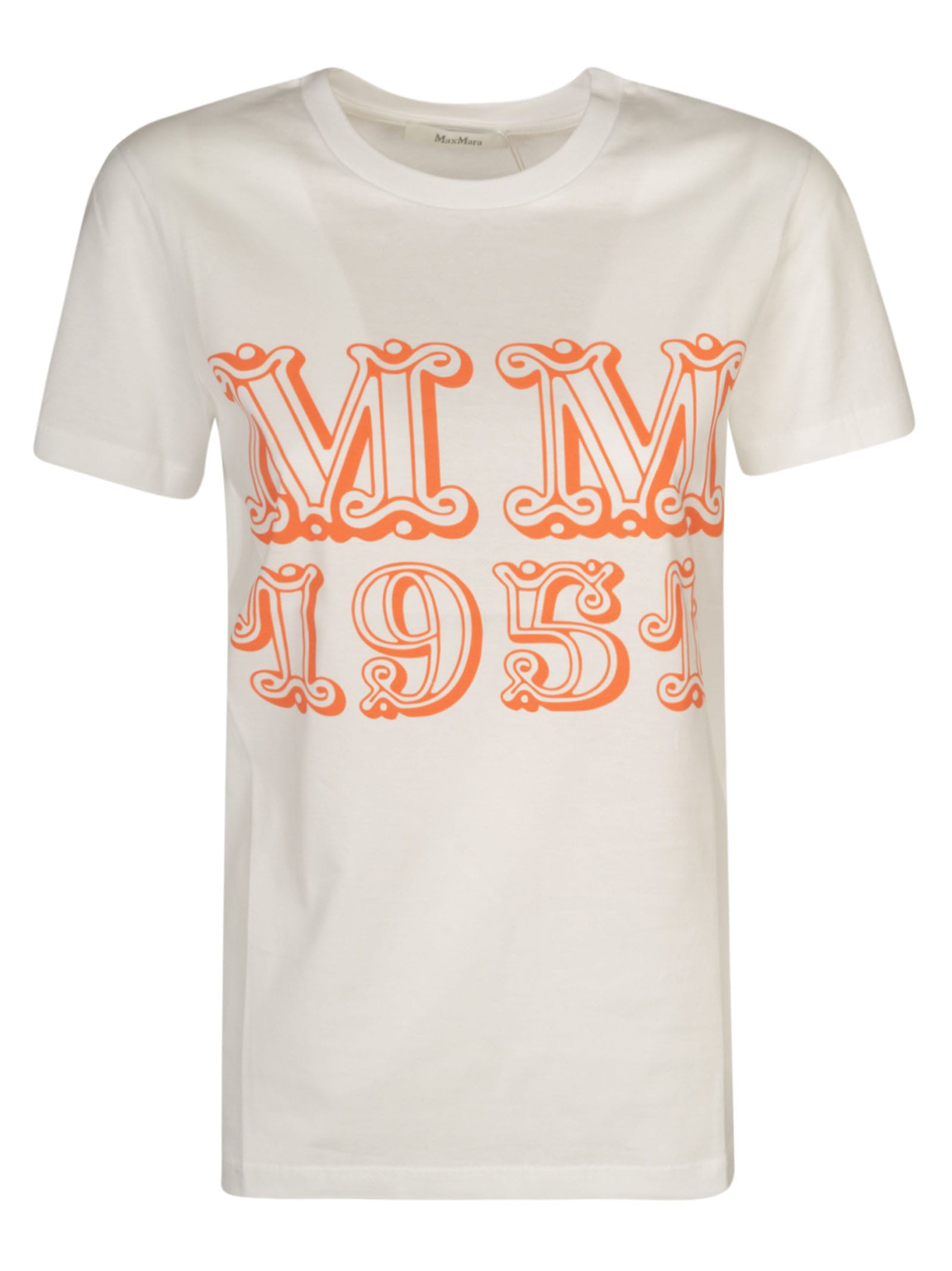 Shop Max Mara Mincio T-shirt In White