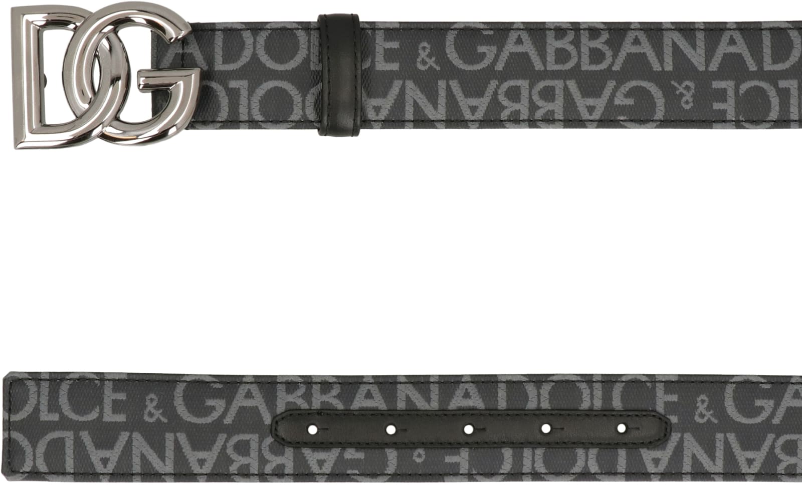 Shop Dolce & Gabbana Coated Canvas Belt