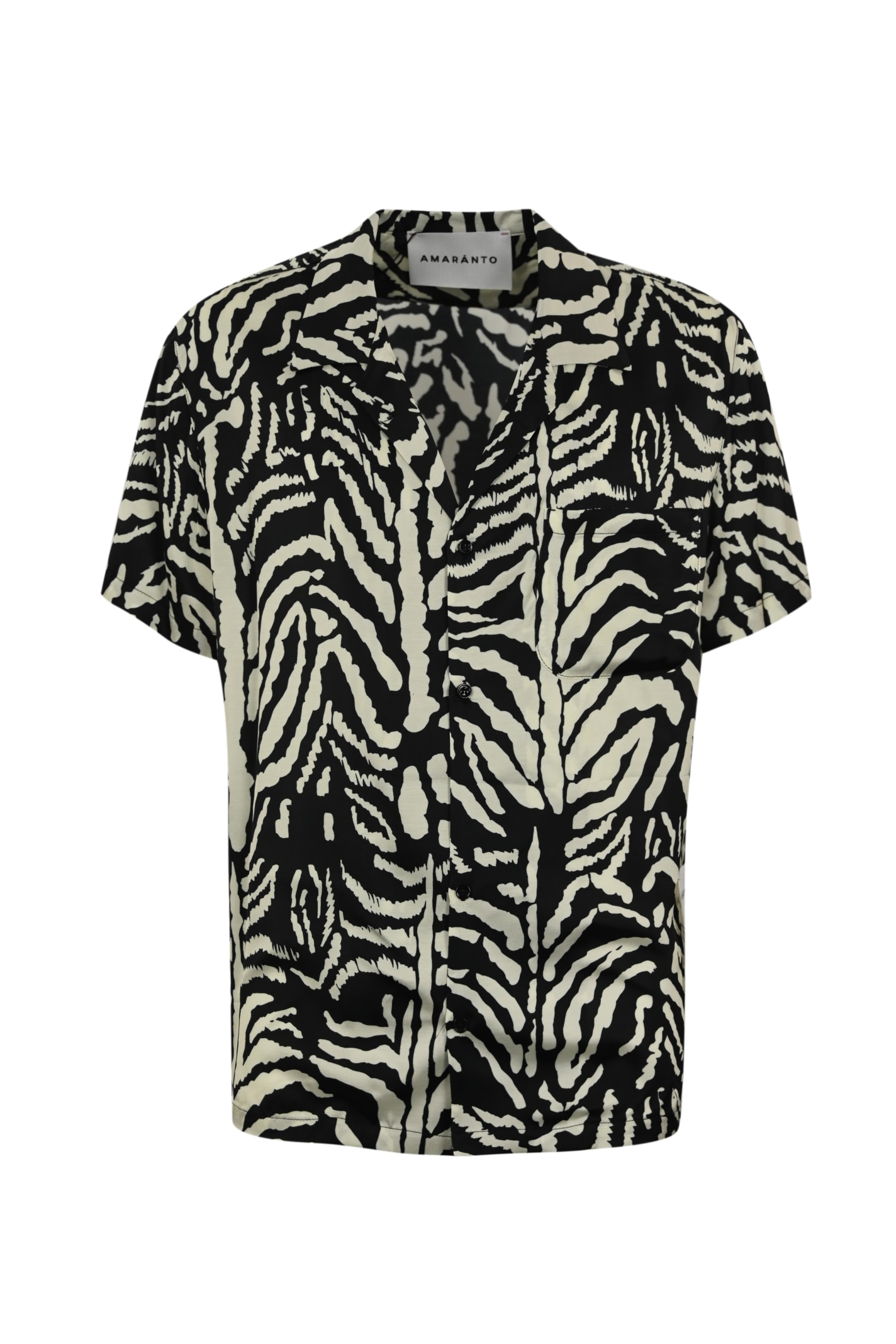 Zebra-print Viscose Shirt