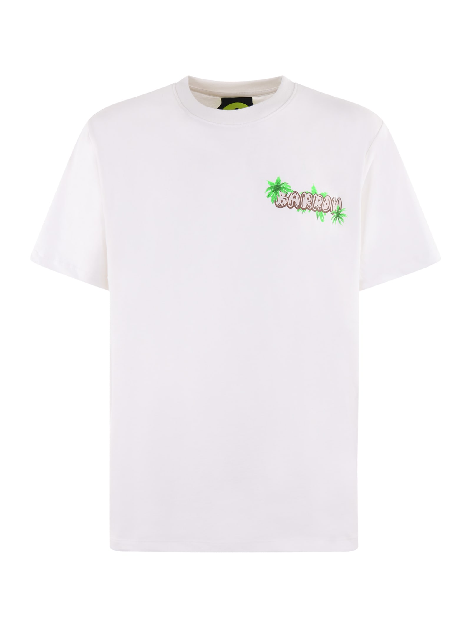 Shop Barrow T-shirt In Bianco Latte