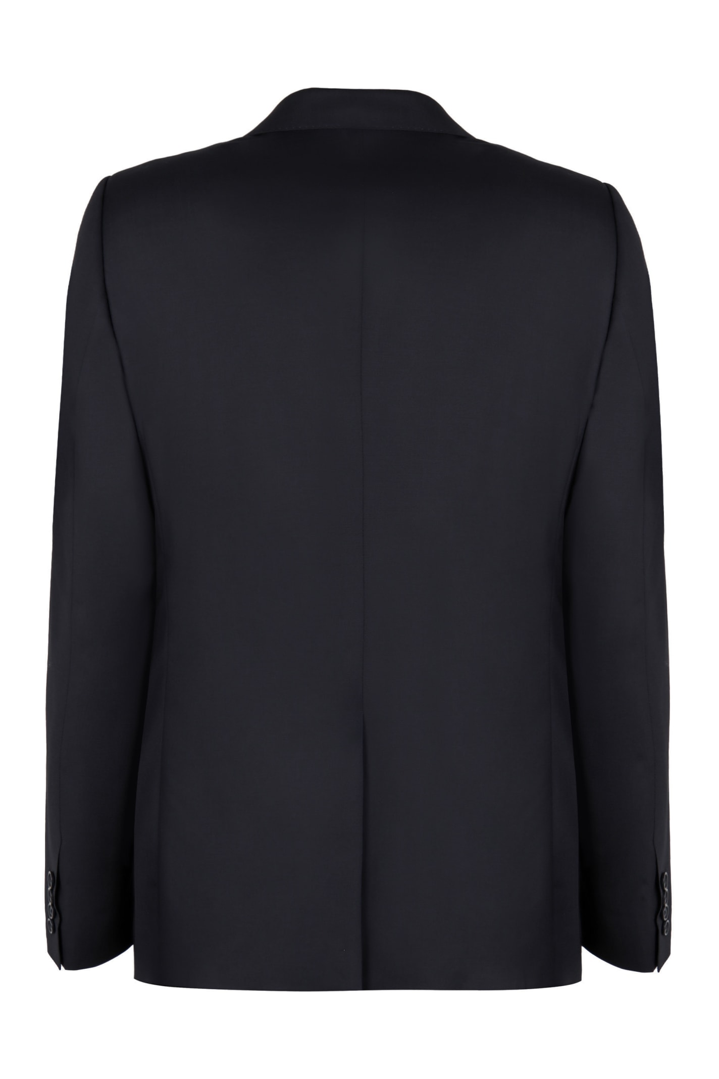 Shop Dolce & Gabbana Two Piece Suit In Stretching Wool In Blue