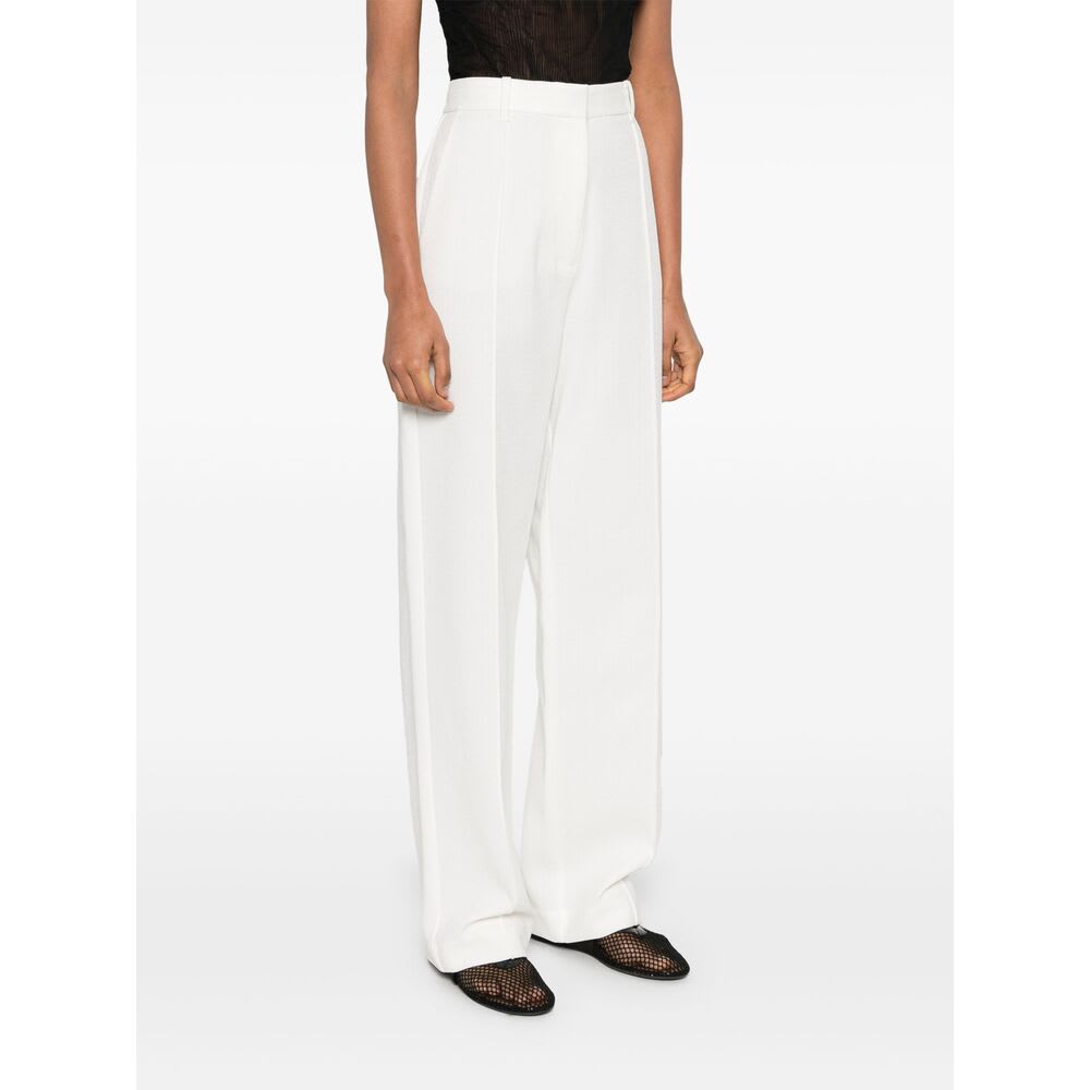 Camilla And Marc Belt-loop Casual Pants In White