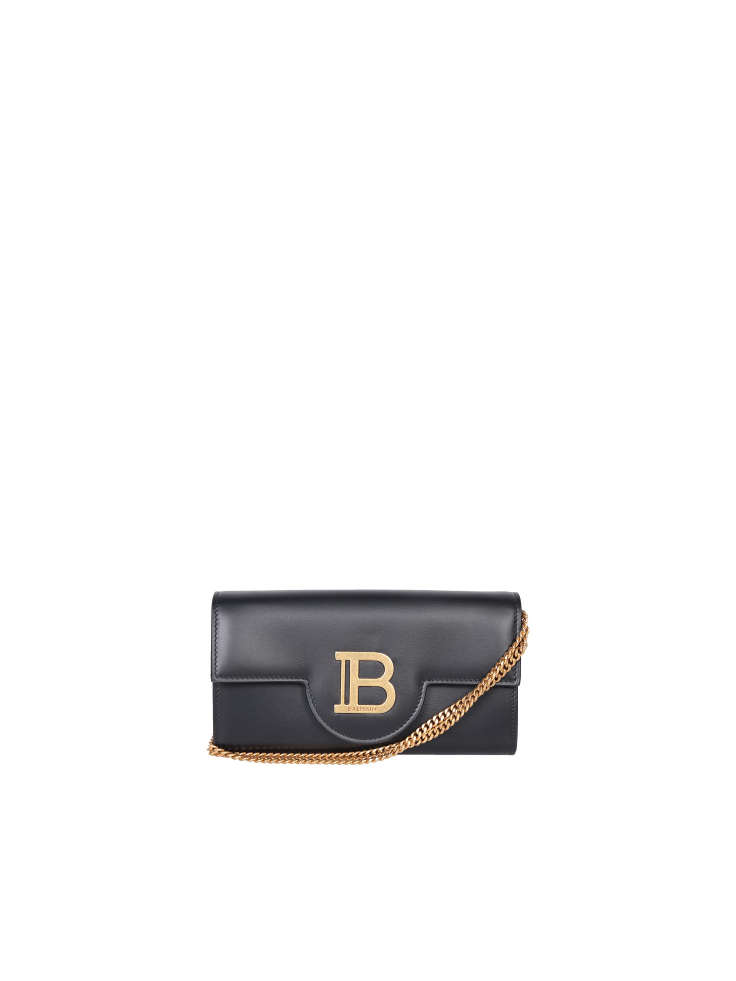 Balmain Bbuzz Wallet On Chain Black Bag