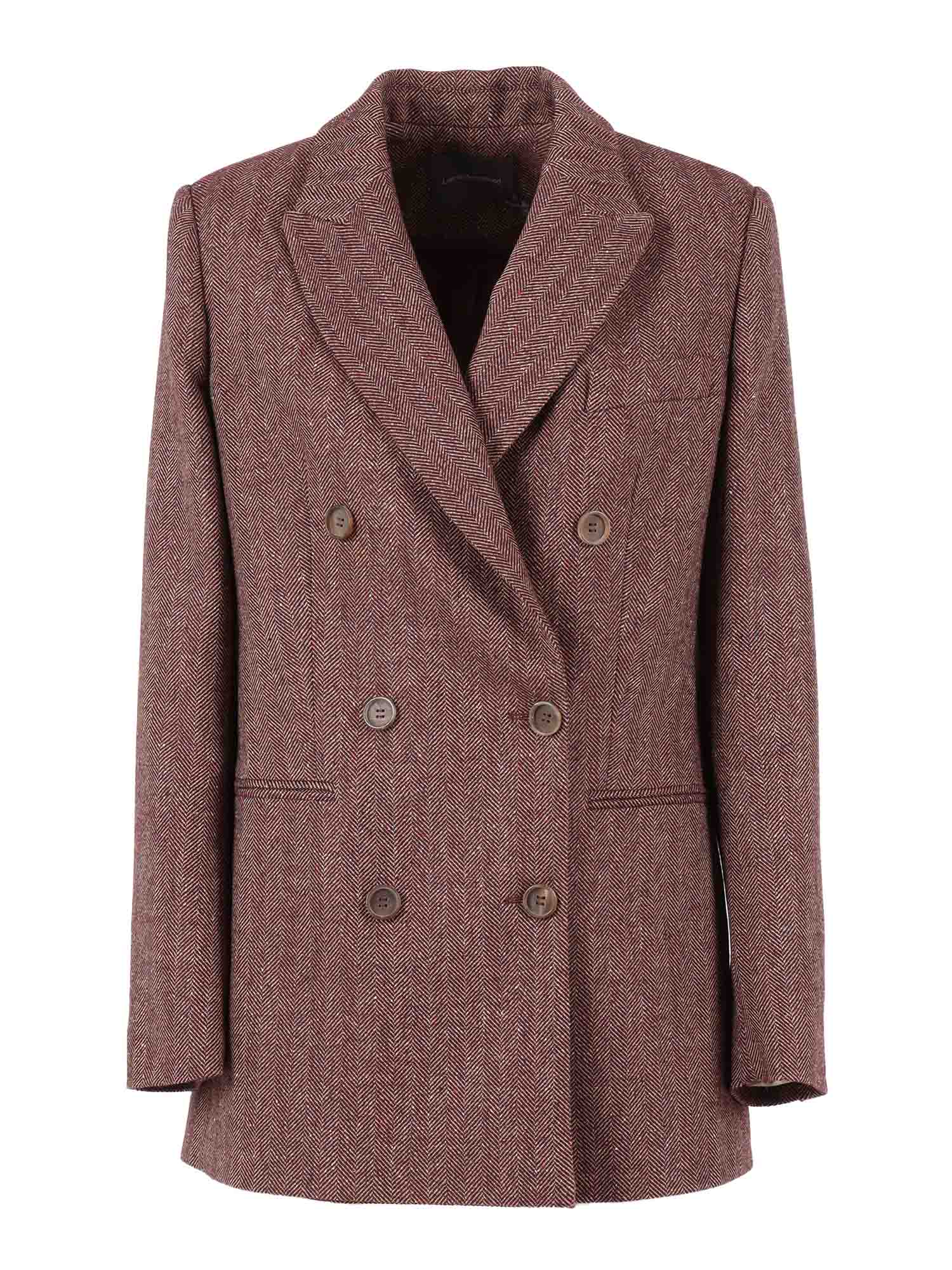 Lorena Antoniazzi Jacket In Burgundy