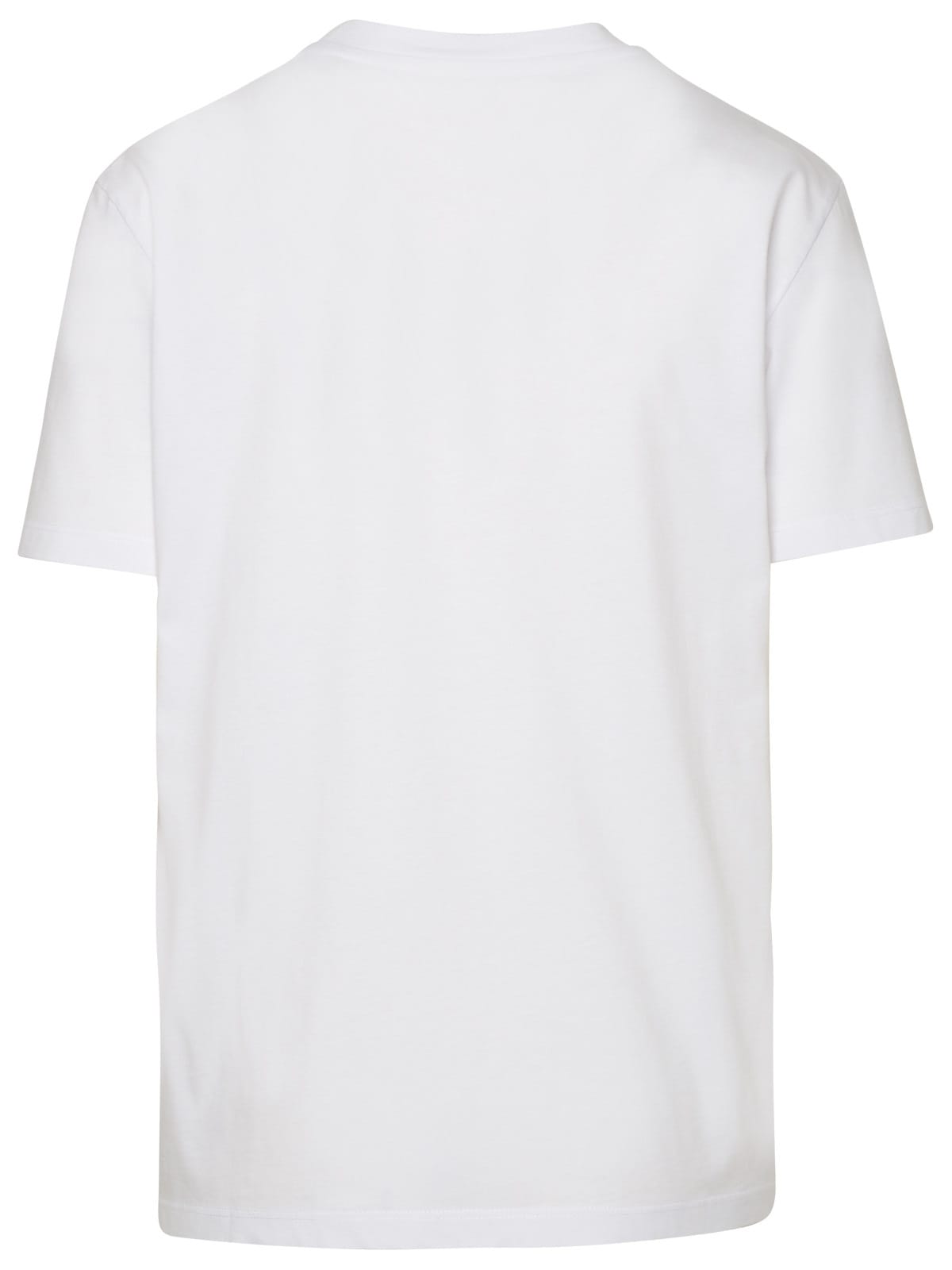 Shop Golden Goose White Cotton T-shirt In Optic White Black