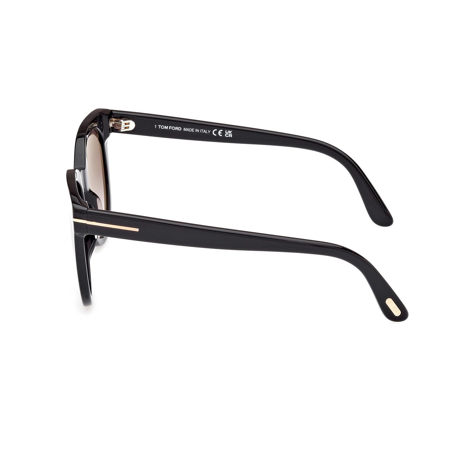 Shop Tom Ford Sunglasses In Nero/grigio Sfumato