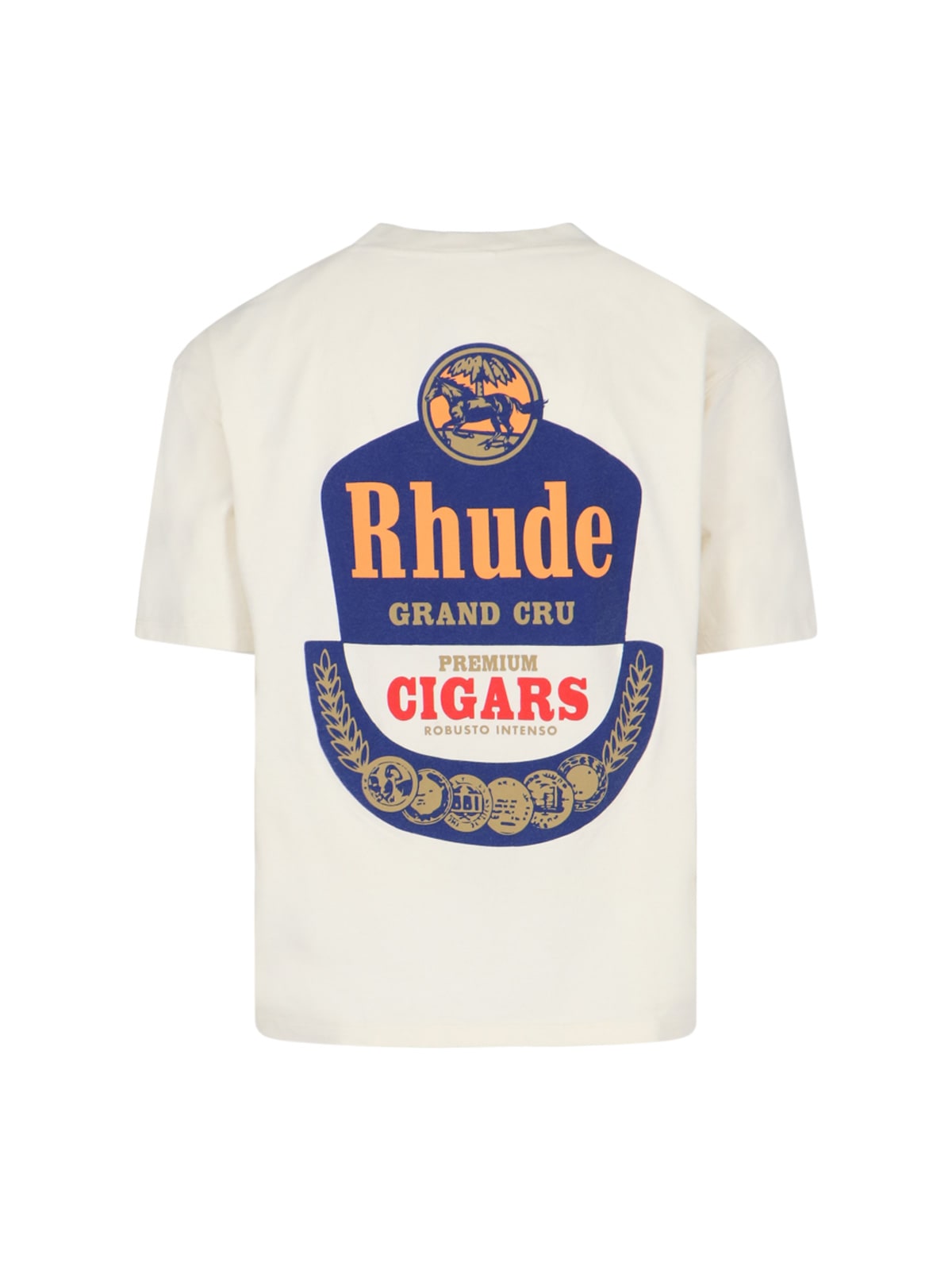 Shop Rhude Grand-cru T-shirt In Crema