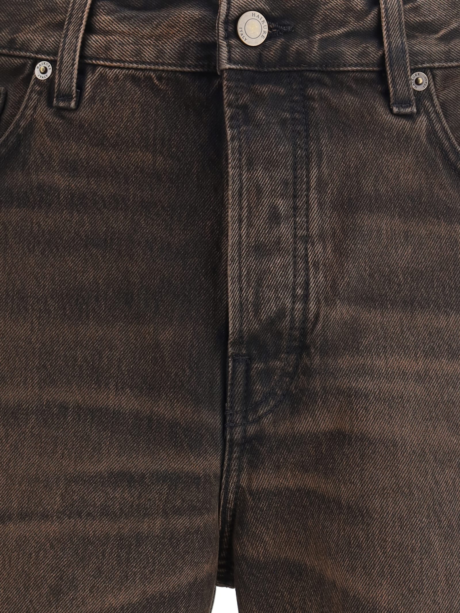 Haikure Loose Jeans In Brown