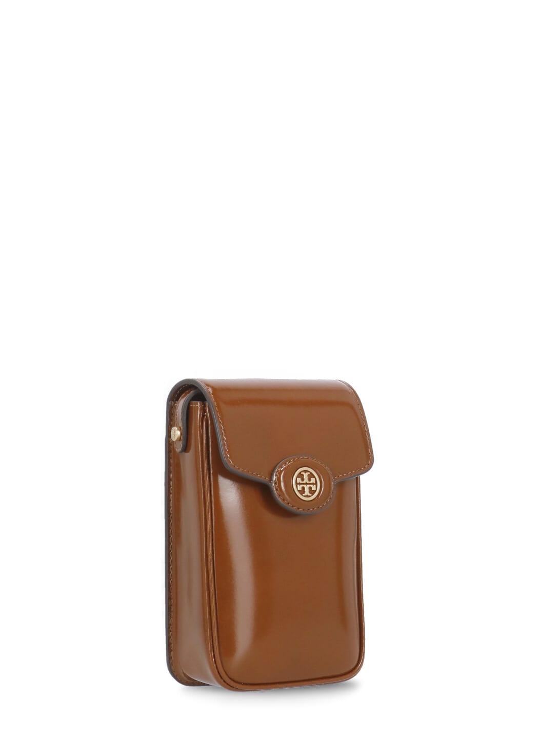 Shop Tory Burch Robinson Mobile Phone Case In Brown