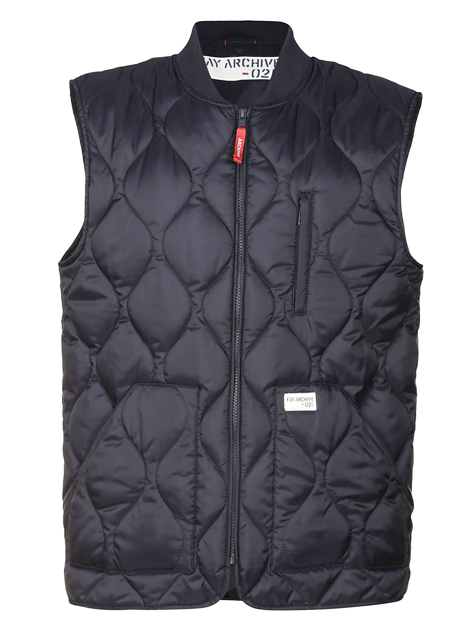 Fay Quilted Zipped Vest