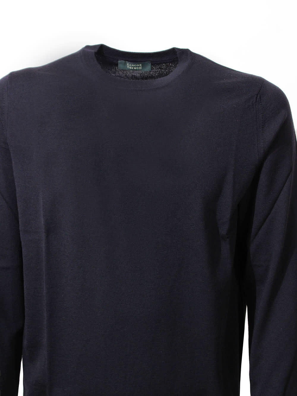 Shop Zanone Crew Neck Sweater In Blue