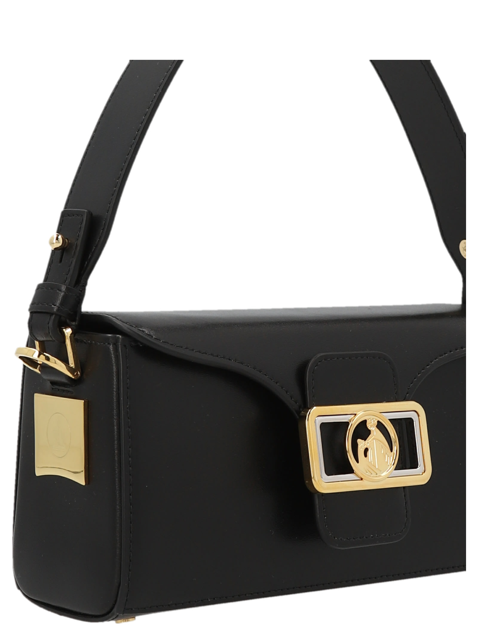 Shop Lanvin Snap-lock Flap Shoulder Bag In .