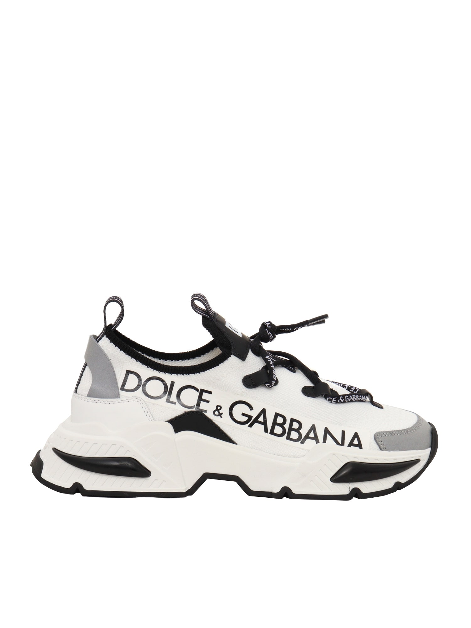 Dolce & Gabbana Kids' Sneaker Track D&g In White