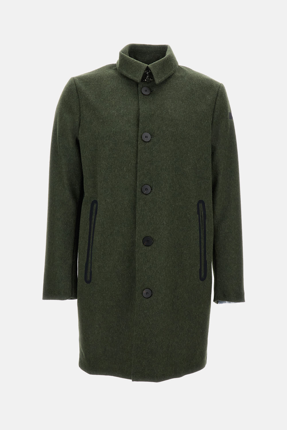 Rrd - Roberto Ricci Design Loden Floating Coat Jkt In Green