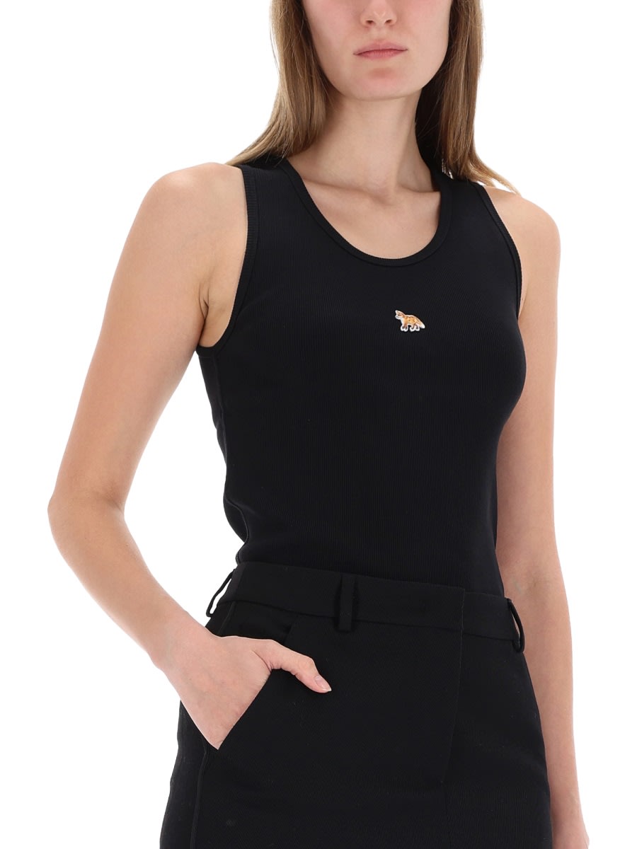 Maison Kitsuné Top Baby Fox In Black