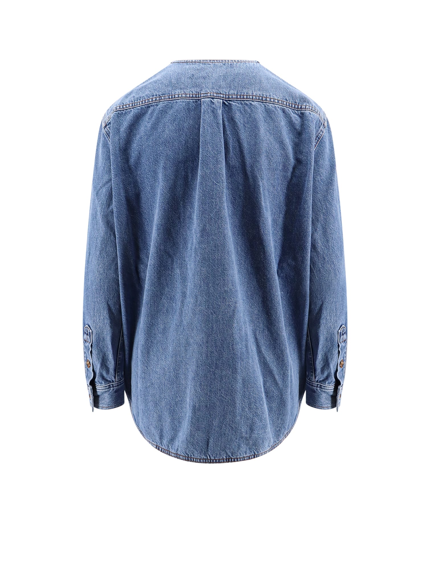 Shop Totême Shirt In Blue