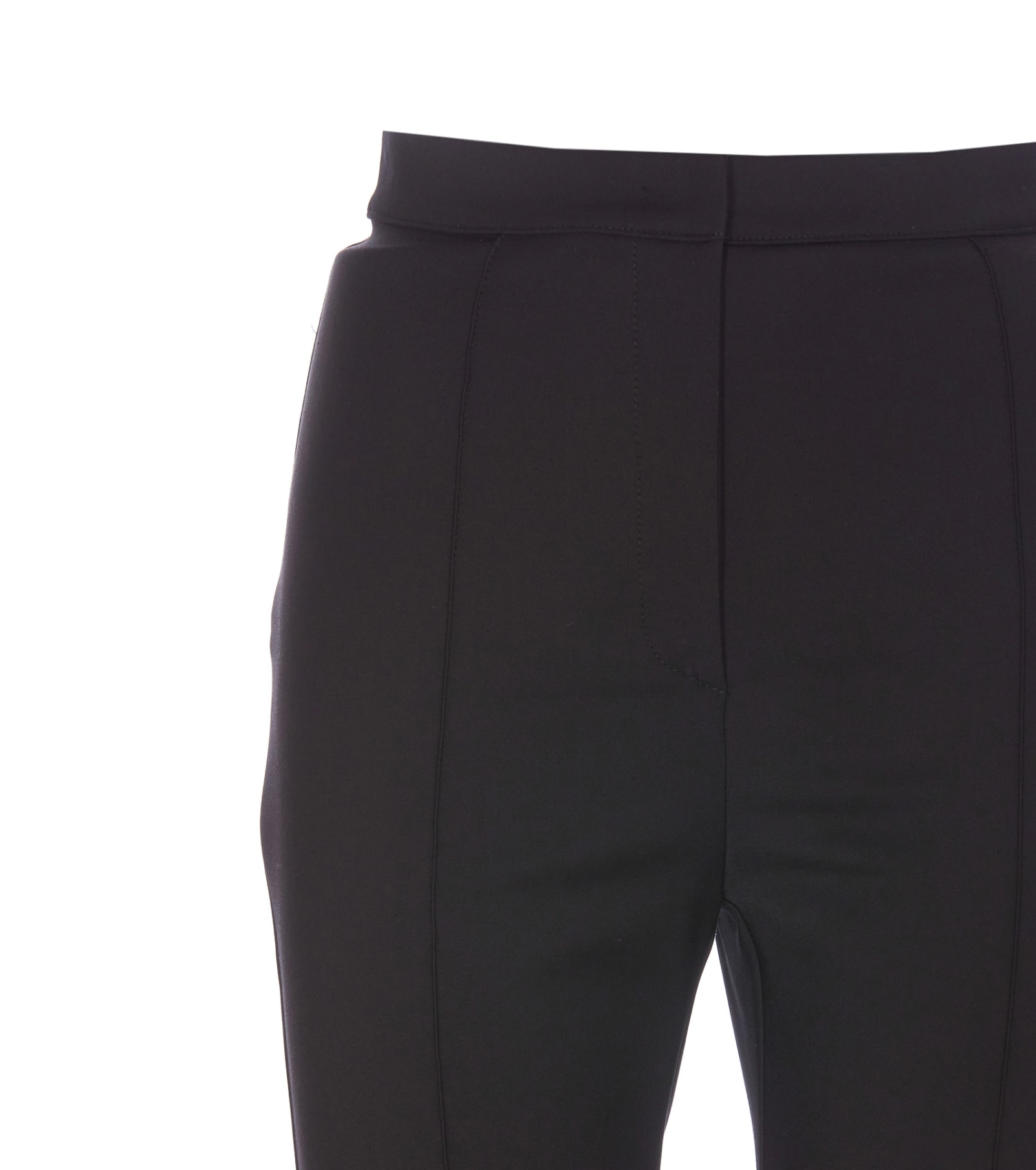 Shop Patrizia Pepe Trousers  In Black