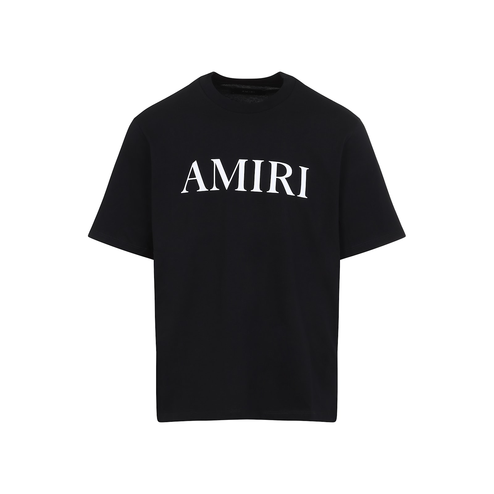 Amiri Cotton T-shirt With Logo Print In Black