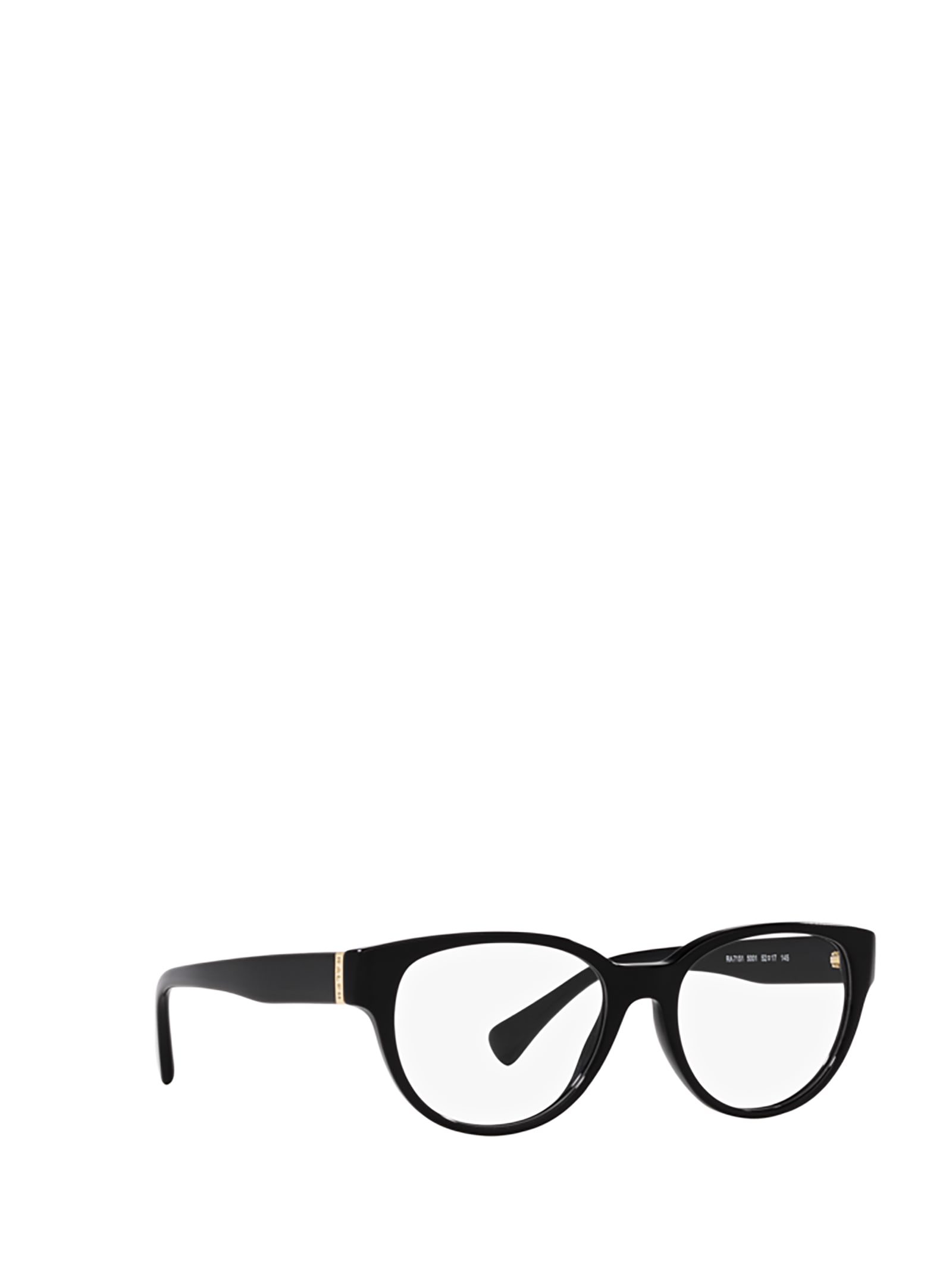 Shop Polo Ralph Lauren Ra7151 Shiny Black Glasses